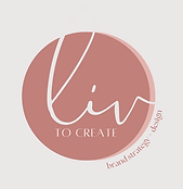 Pink circle with white cursive text 'LiN' and additional text around the circle