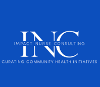 Blue logo with white text that reads 'Impact Nurse Consulting' and the acronym 'INC'.