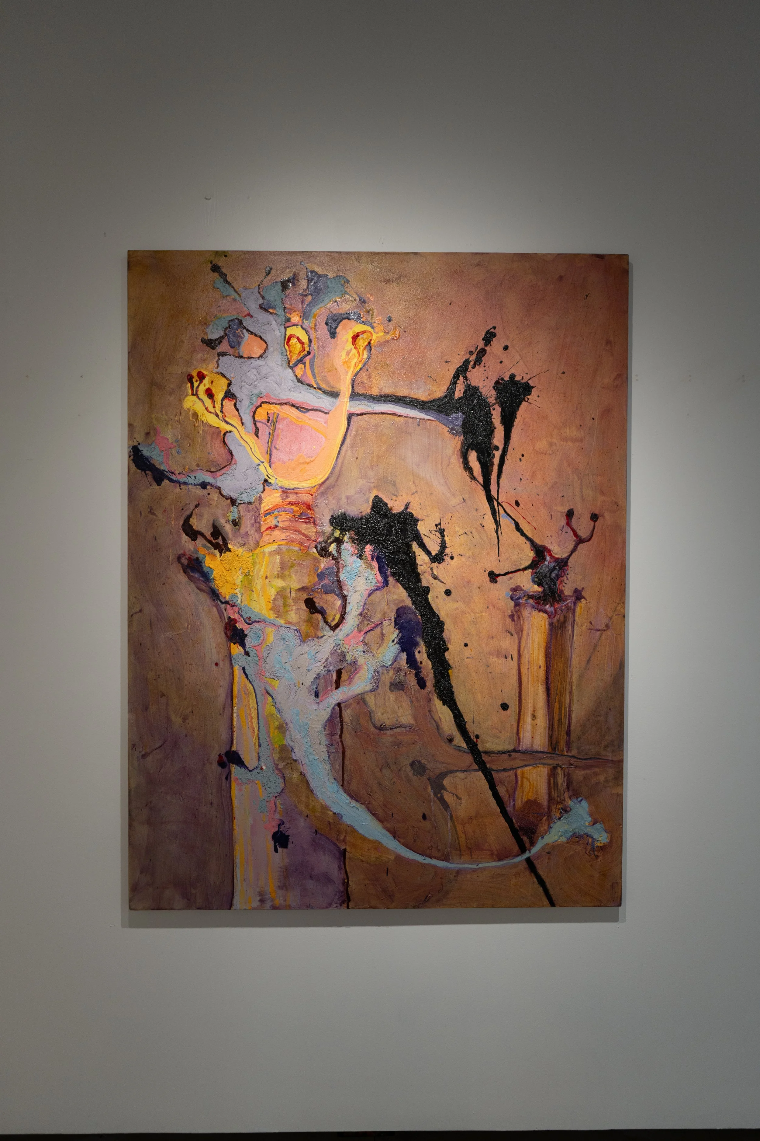 How to Worship 4, 2025. Michael Alexander Campbell. Oil on canvas.