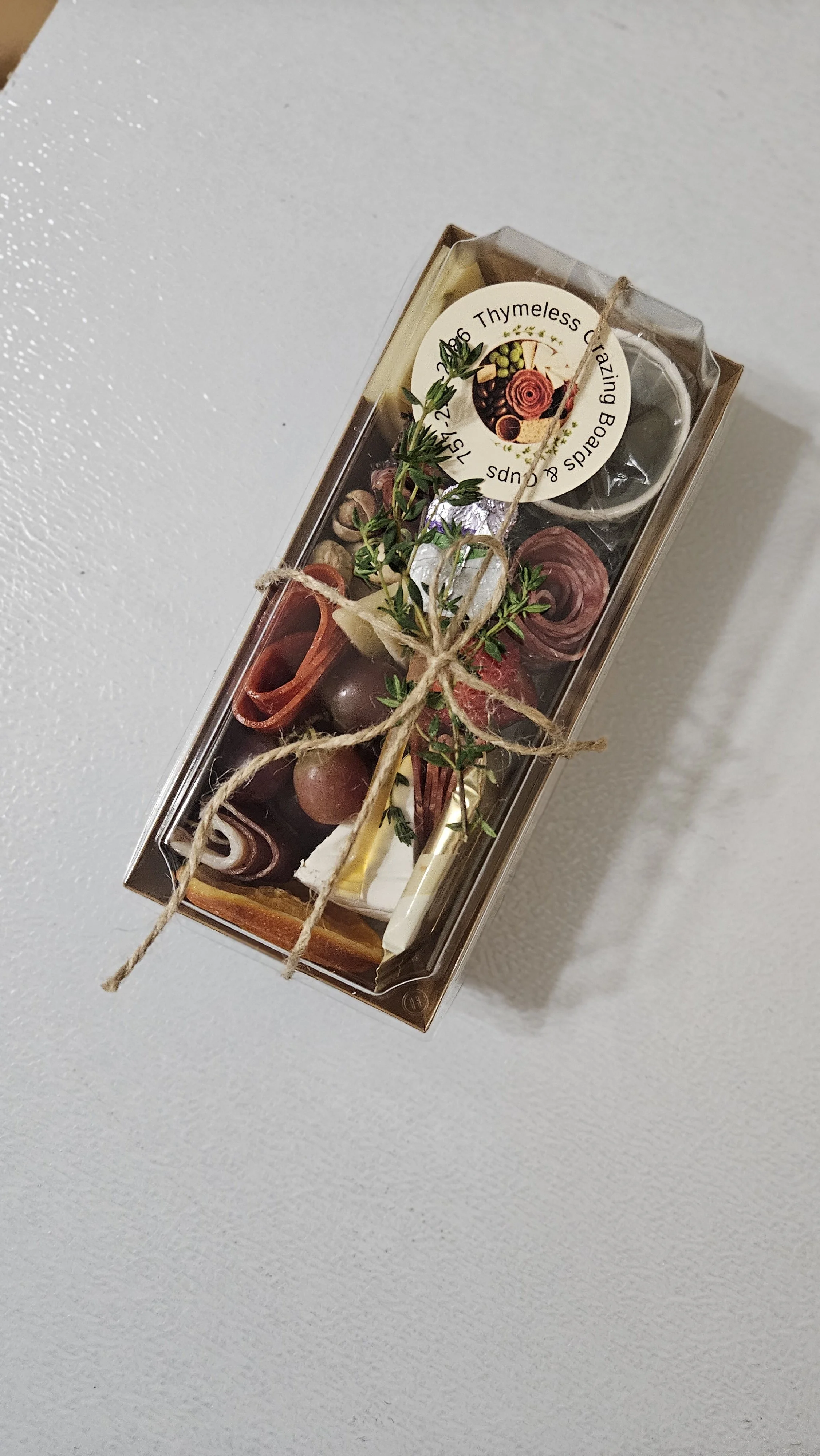 Small Charcuterie box 7.5 x 3.3