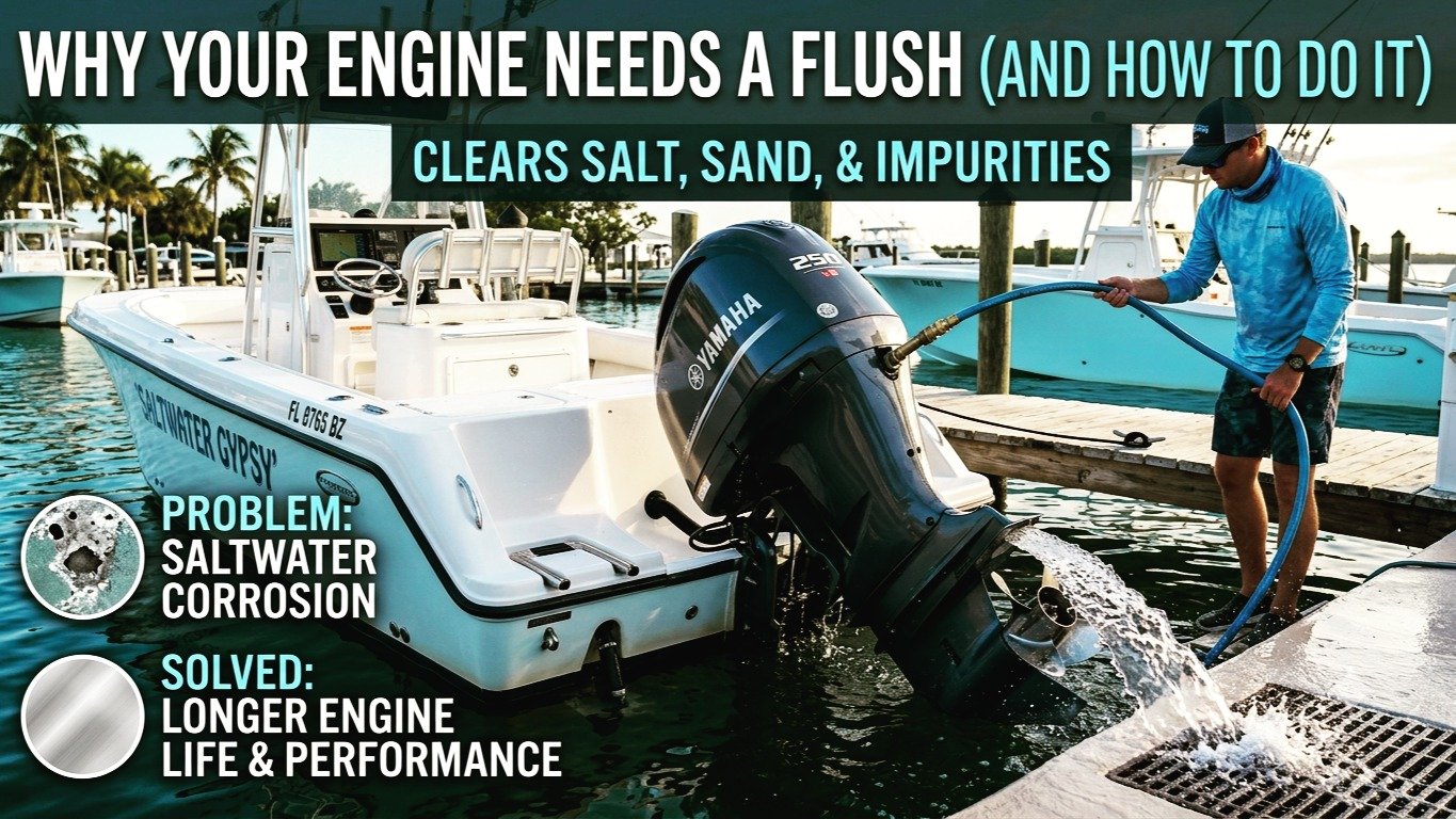 🛥️ Is Saltwater Ruining Your Outboard Engine?
Every time you hit the water, your engine's cooling system sucks up salt, sand, and debris. 
When that water evaporates inside a hot engine, it leaves behind deposits that cause corrosion, blockages, and