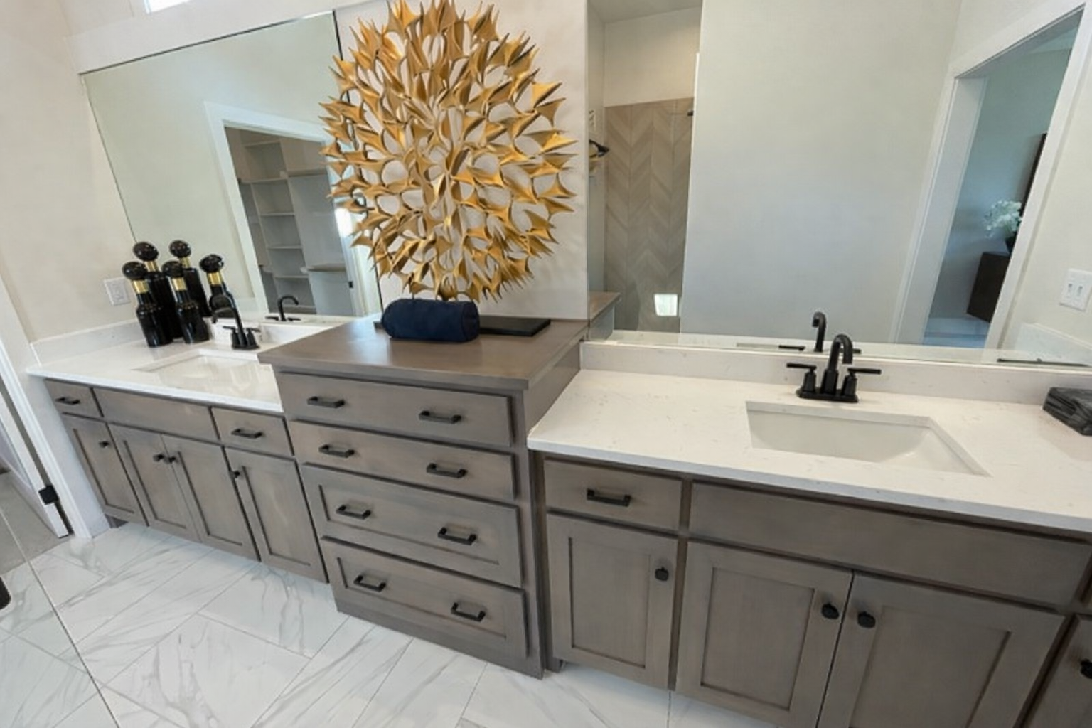 Custom Double Vanity