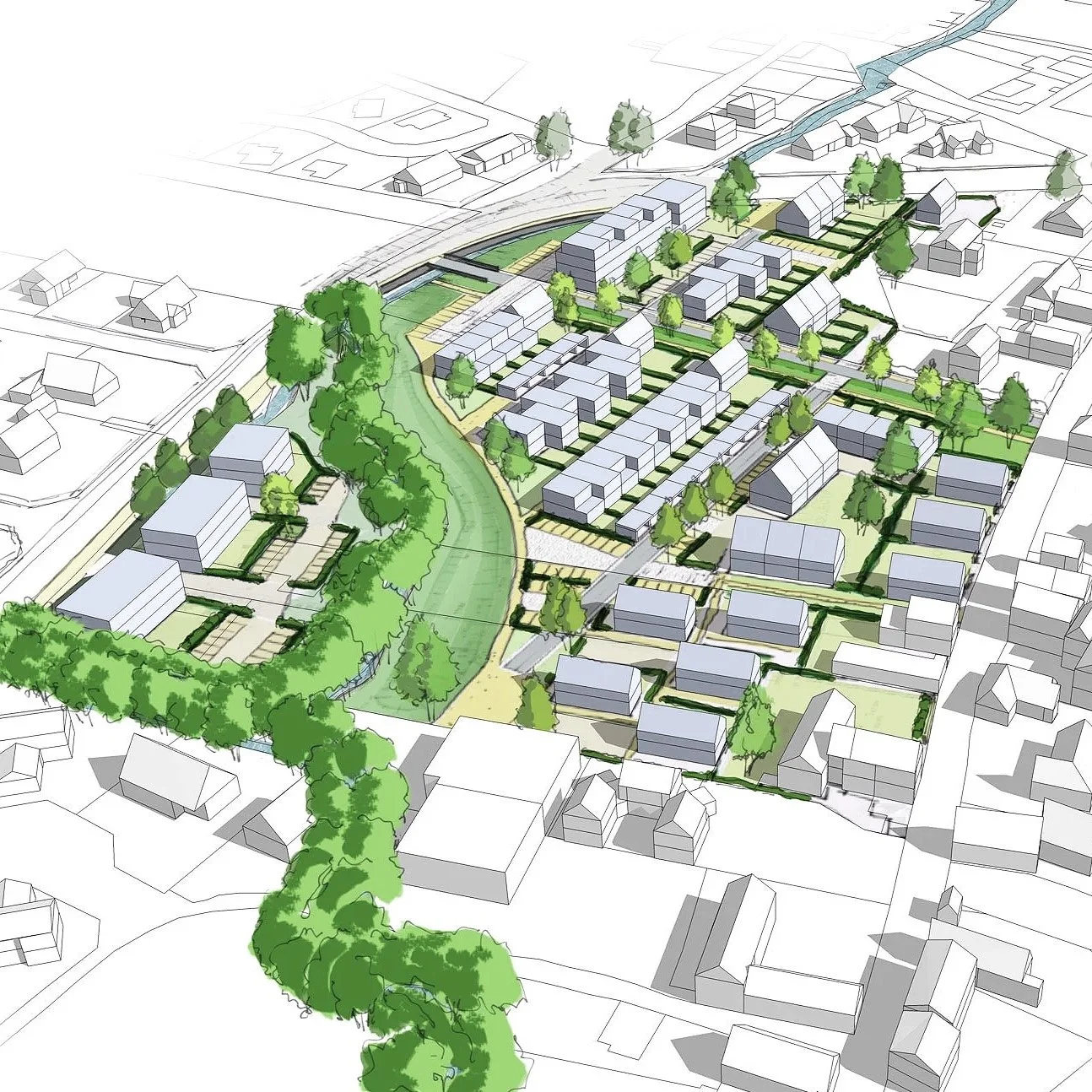 LESCAR <br> Projet urbain