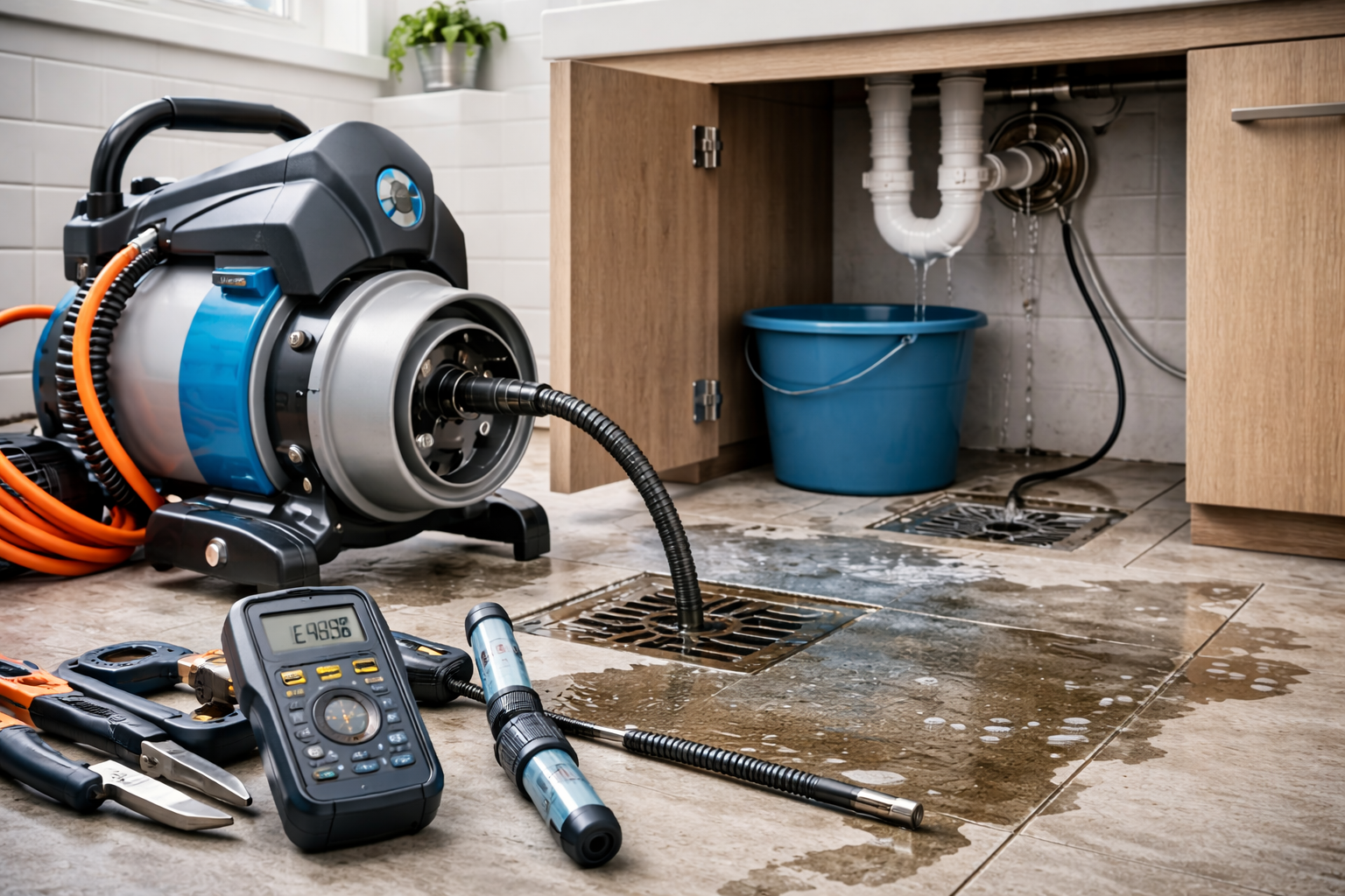 Drain Cleaning, Clogs & Leak Detection