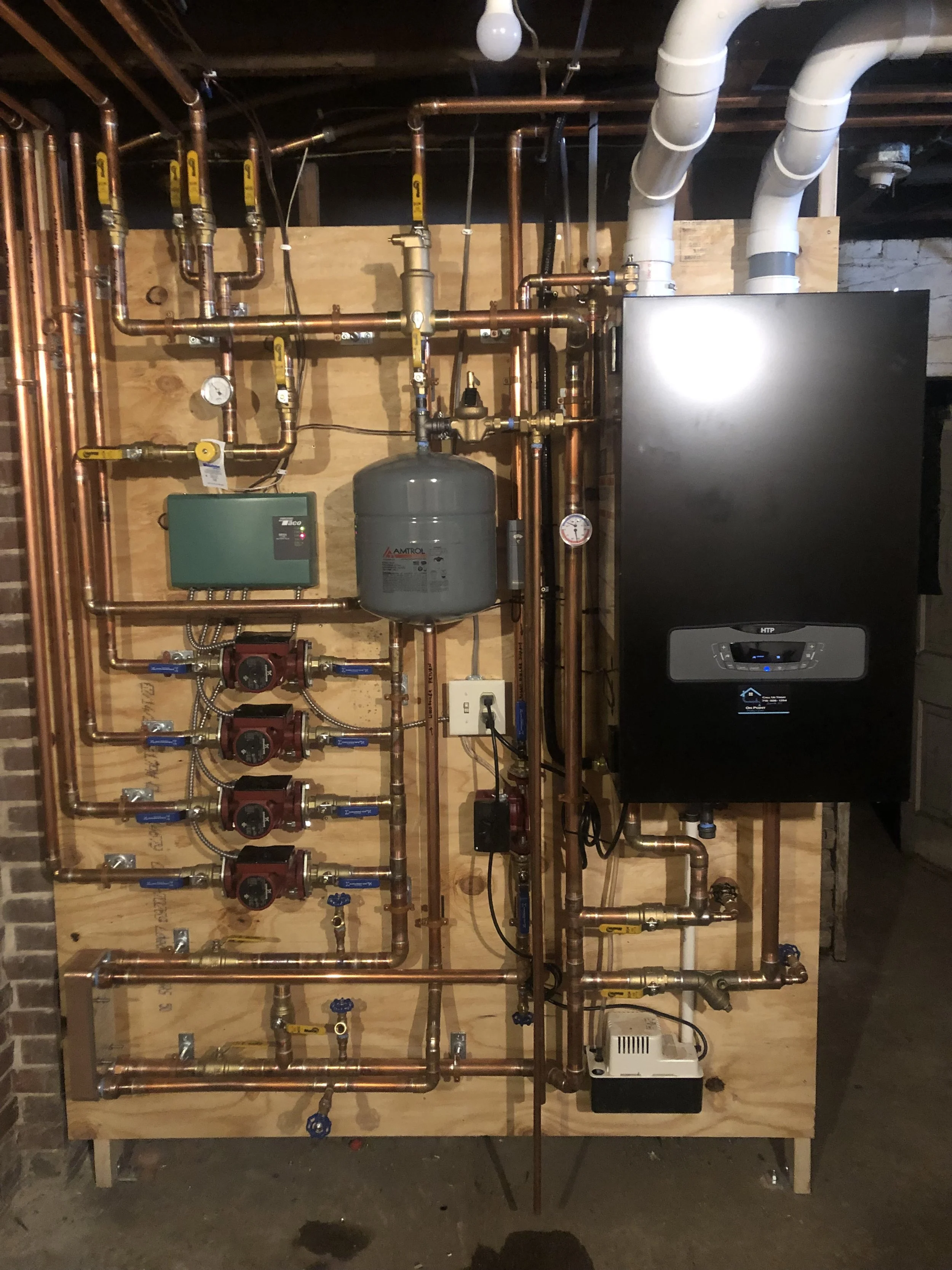 New Gas Boiler to Replace Wood Boiler in Menomonie, WI