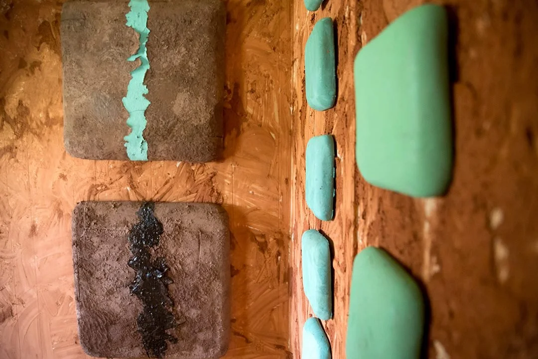 Cell + World, Installation
Clay, twine, Styrofoam and pottery slip
2015