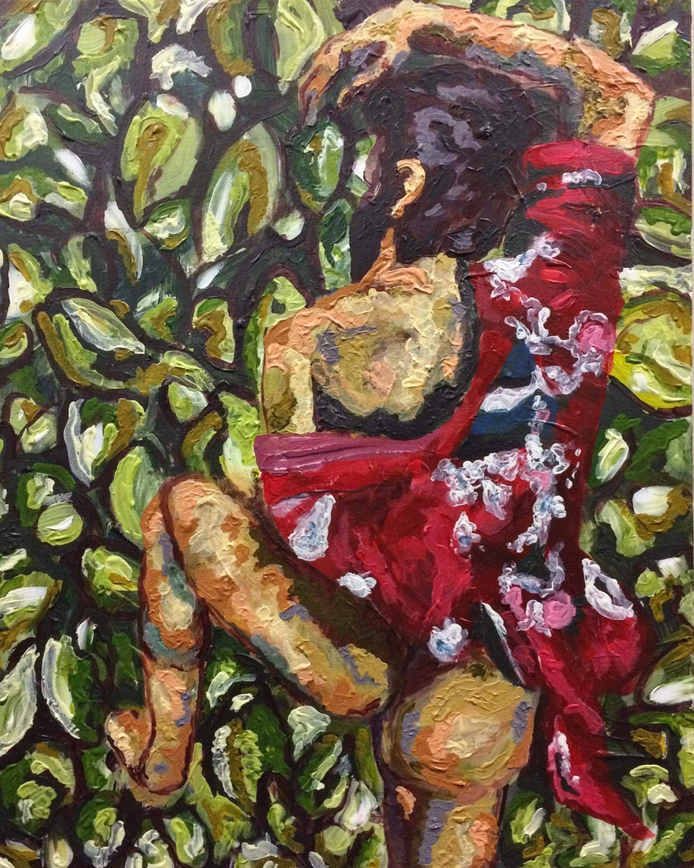 Falcon + Spinach Salad, 12"x8"
Acrylic
Quarantined Projects, October, 2020