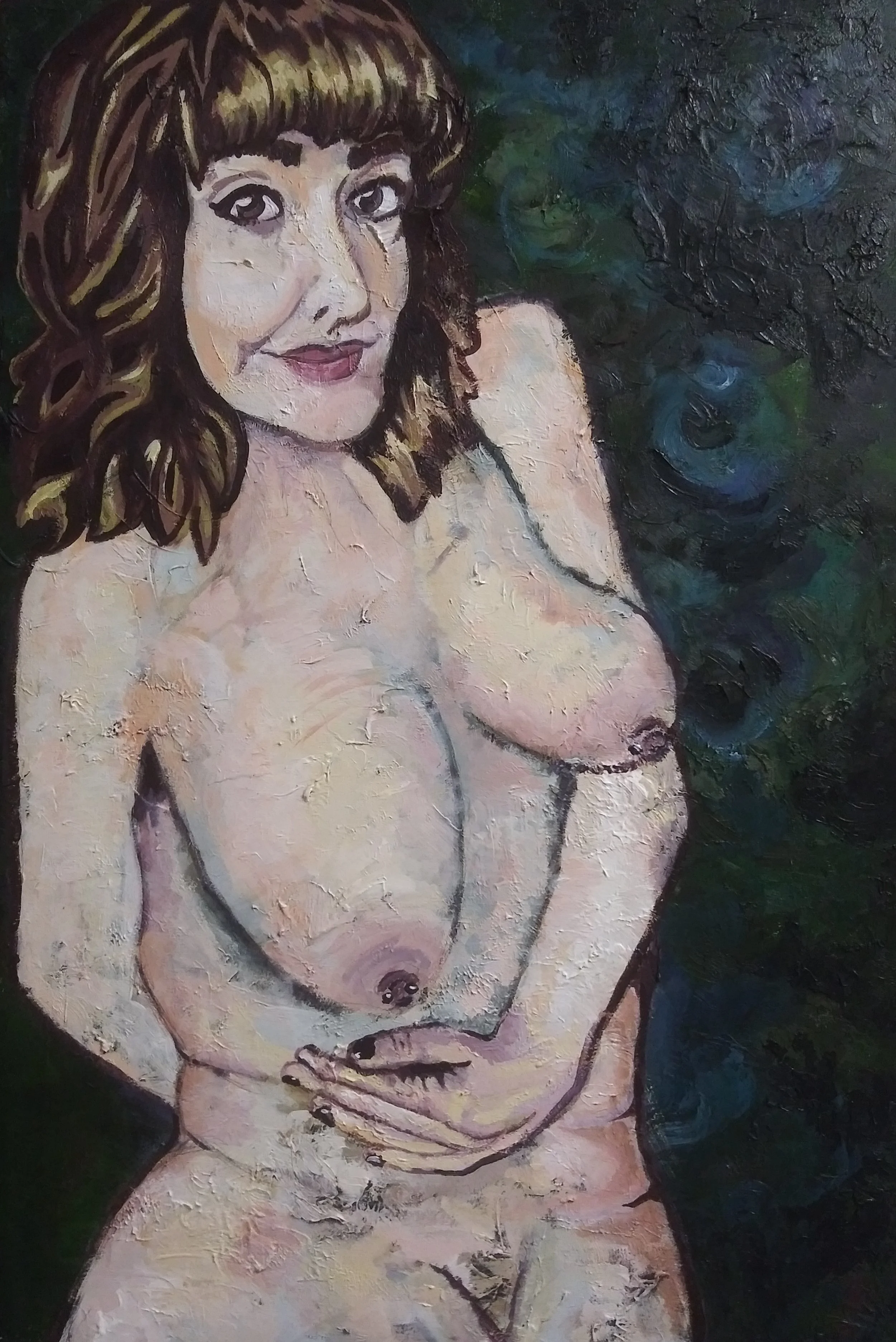 Lauren Commission, 12"x8"
Acrylic
Quarantined Projects, October, 2020