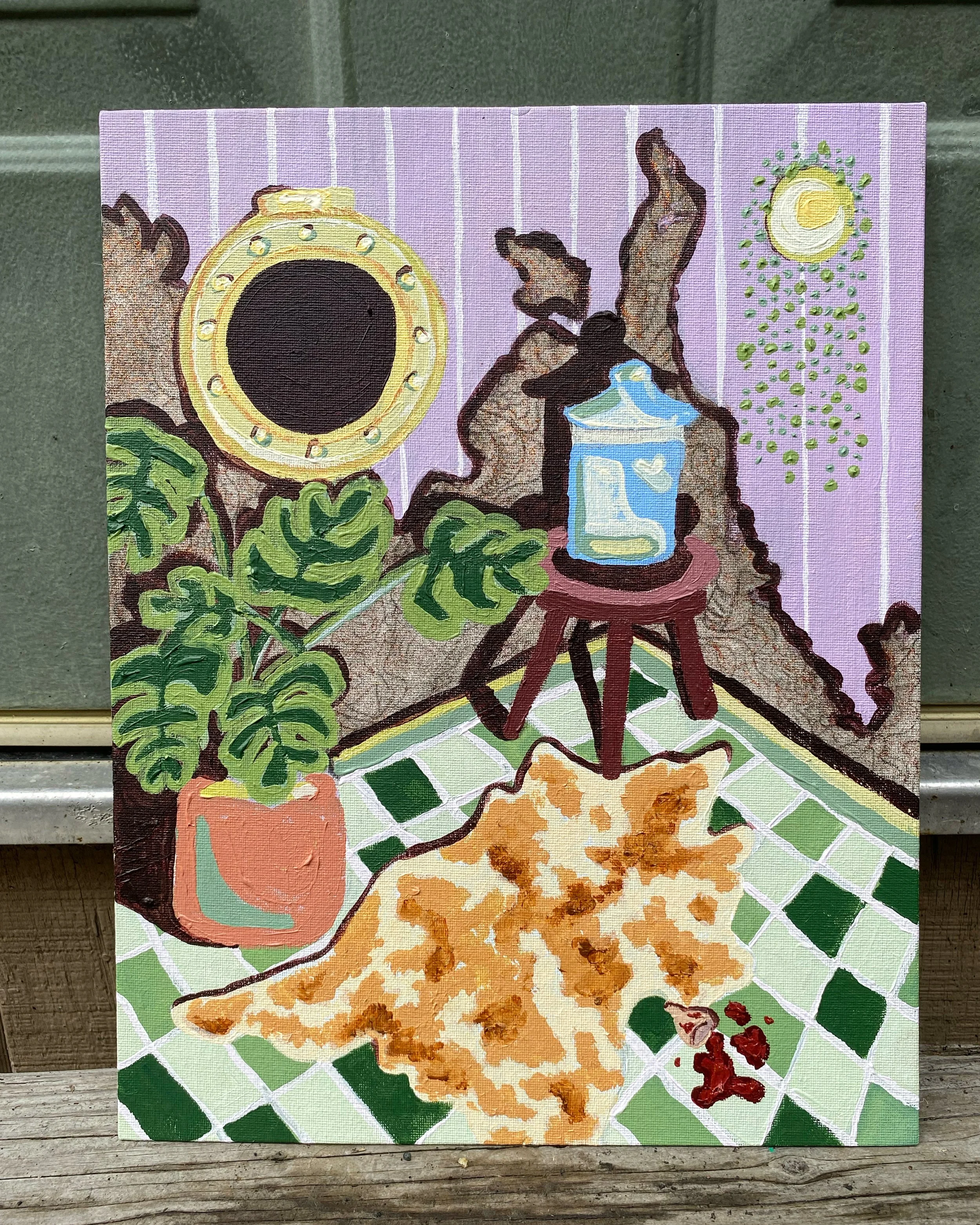 Diva, 12"x8"
Acrylic and ink
2022