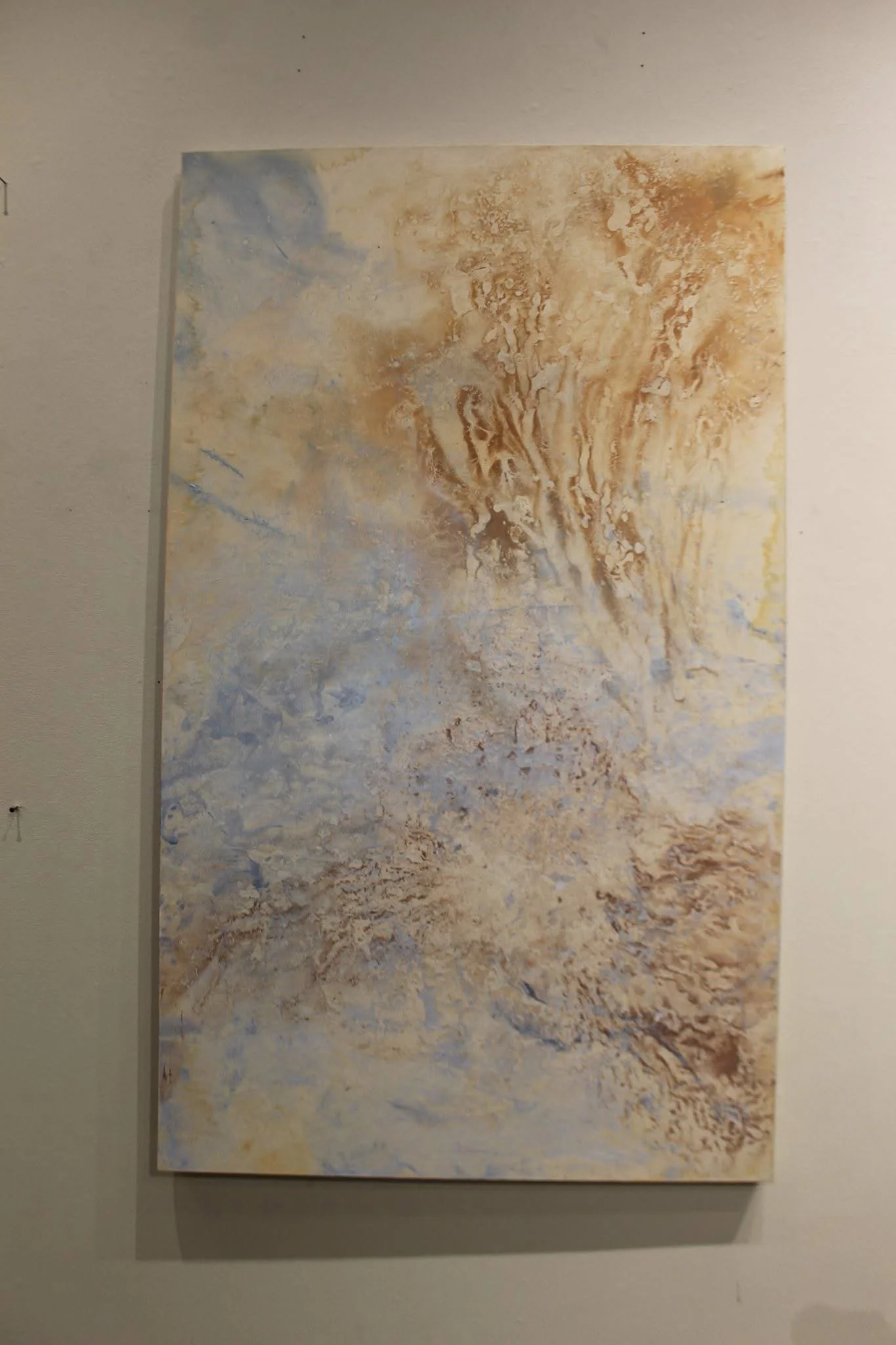 Copper + Blue, 4'x6' panels
Oil, enamel and ink
2014