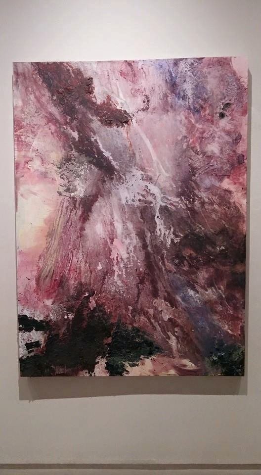 Earthfunk I, 4'x6'
Oil, ink, and enamel
2014