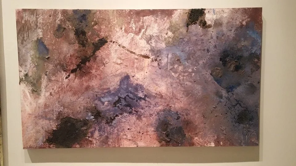 Earthfunk II, 4'x6'
Oil, ink, and enamel
2014