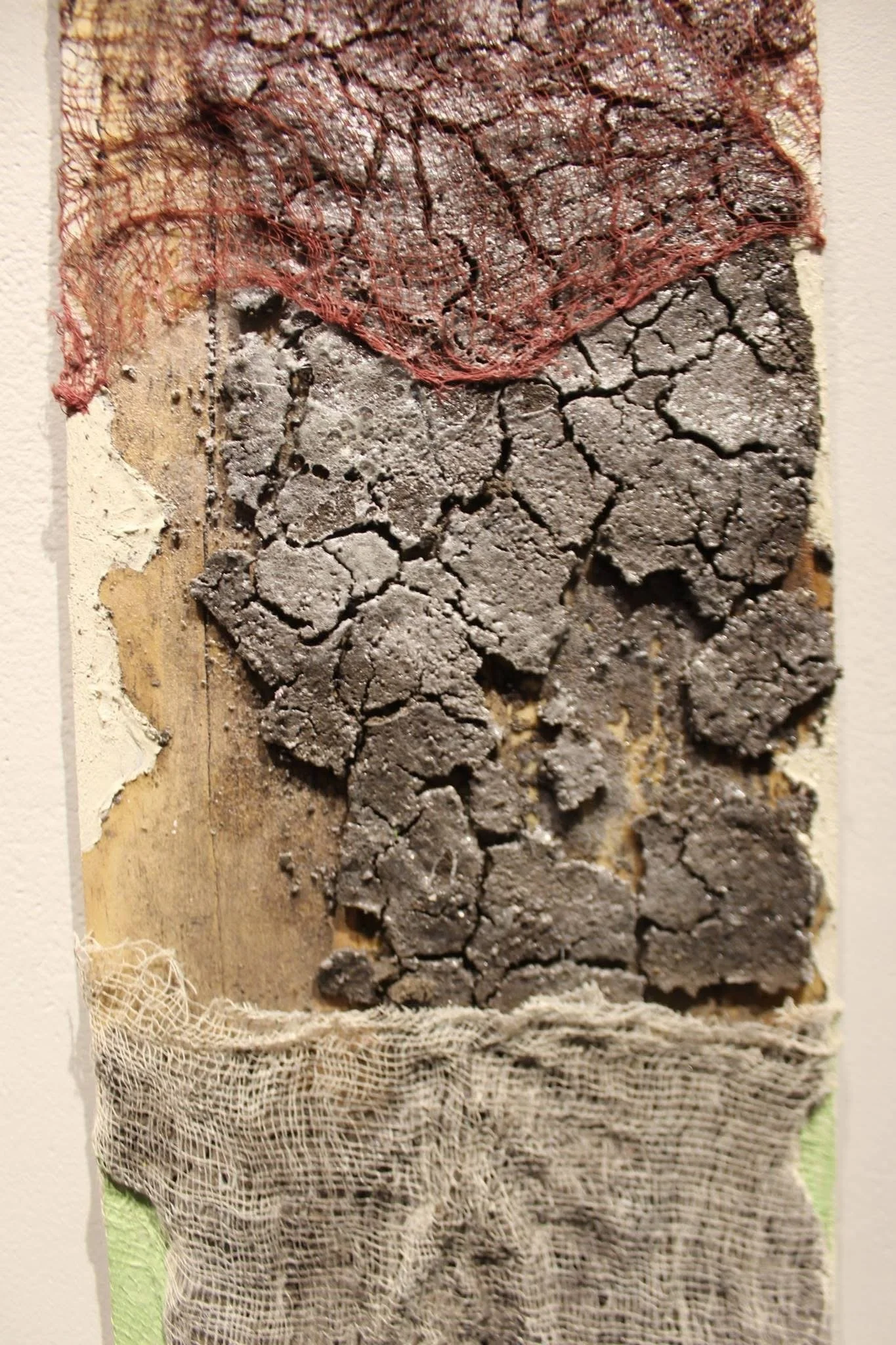 Dirty Constructs (detail)
Dirt, acrylic, oil, cloth and wood
2016