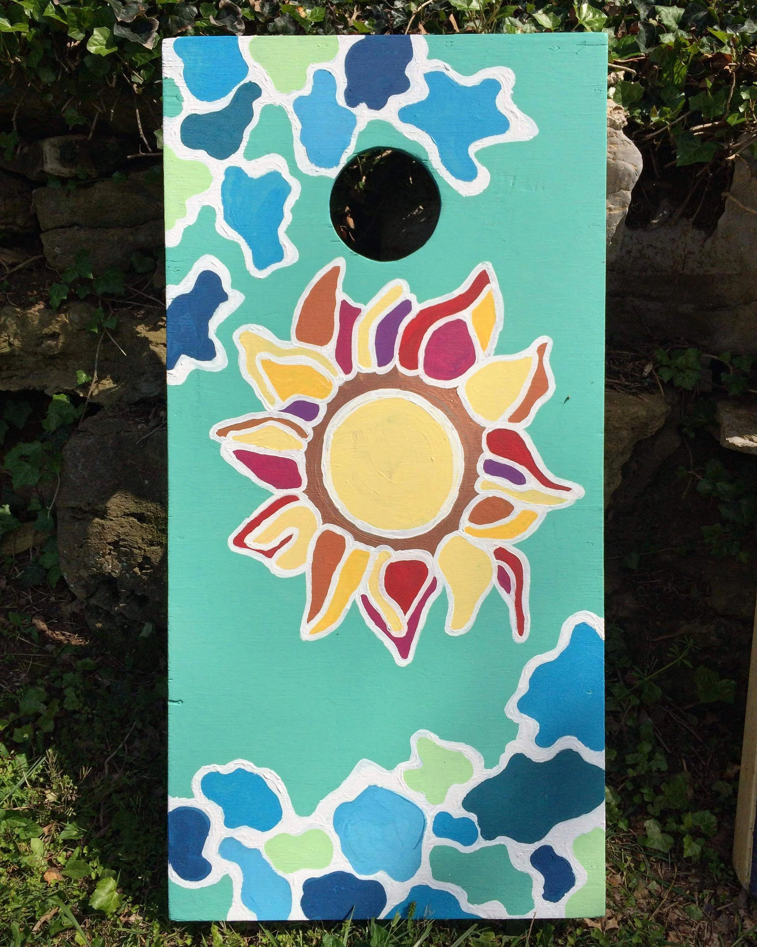 Cornhole
Latex paint on cornhole board
Sequatchie Valley, Tennessee, 2020