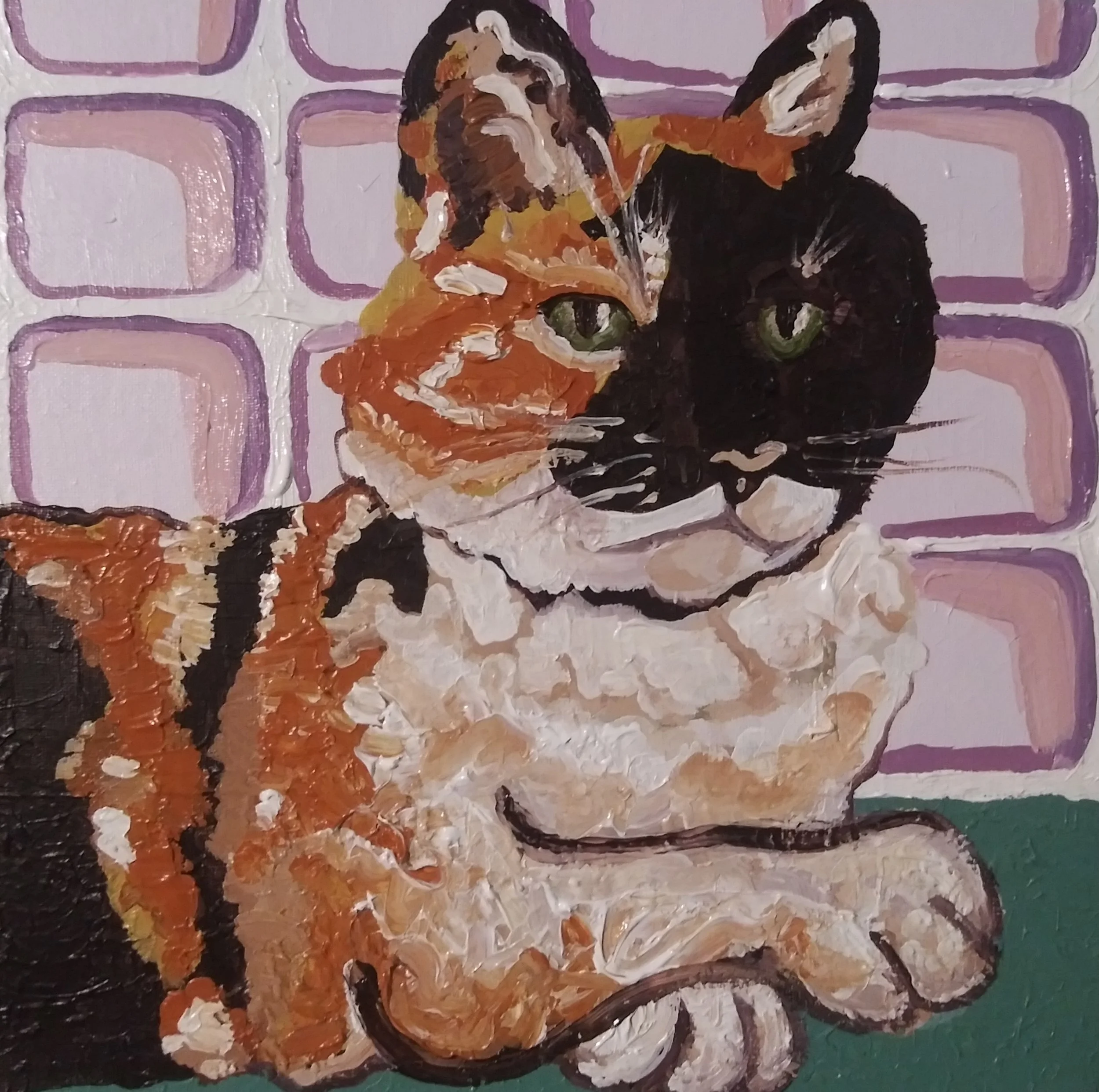 Kitty Commission, 10"x10"
Acrylic
Port St. John, Florida, 2020