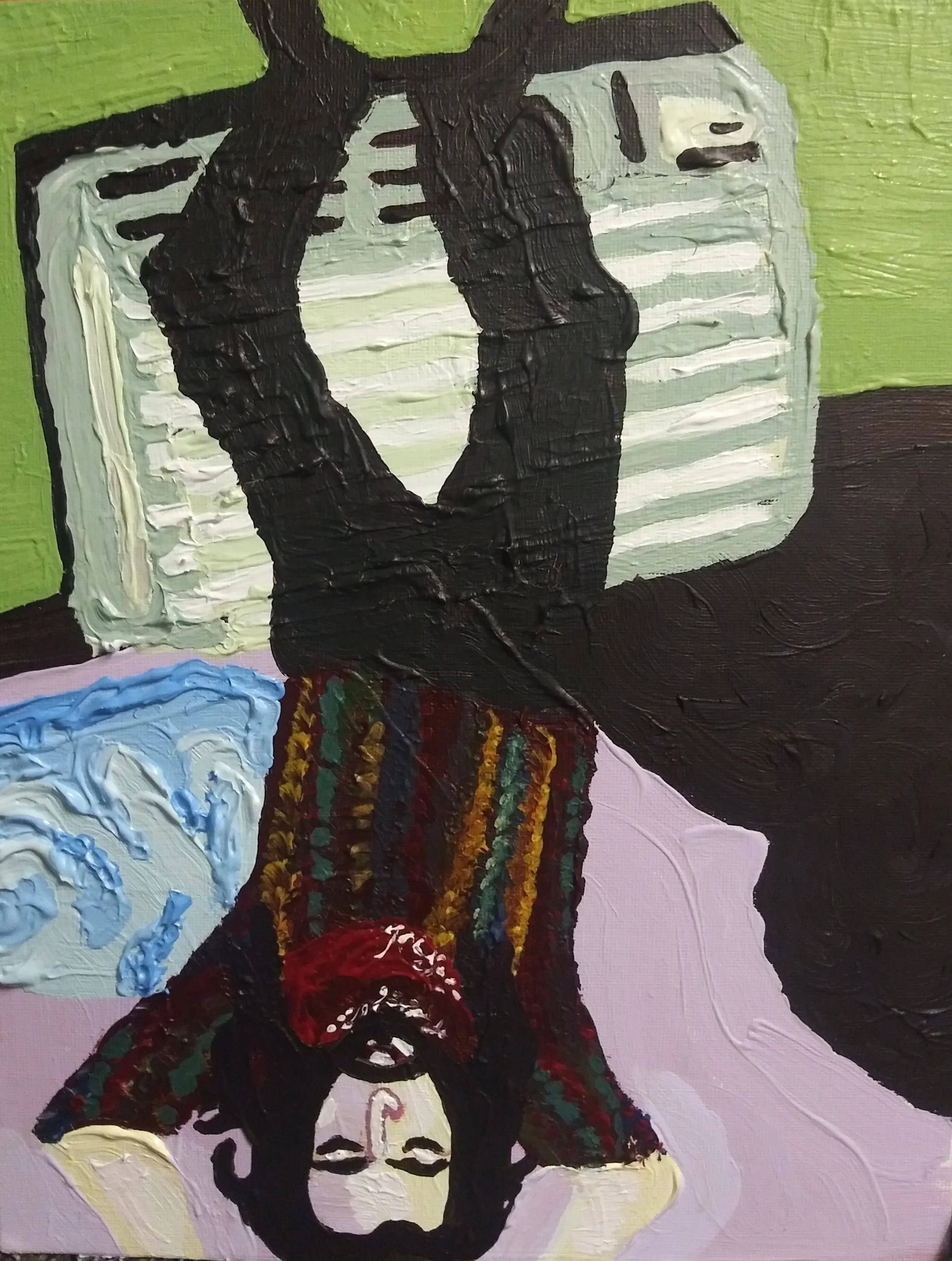 Jesse, 12"x8"
Acrylic
Quarantined Projects, October, 2020