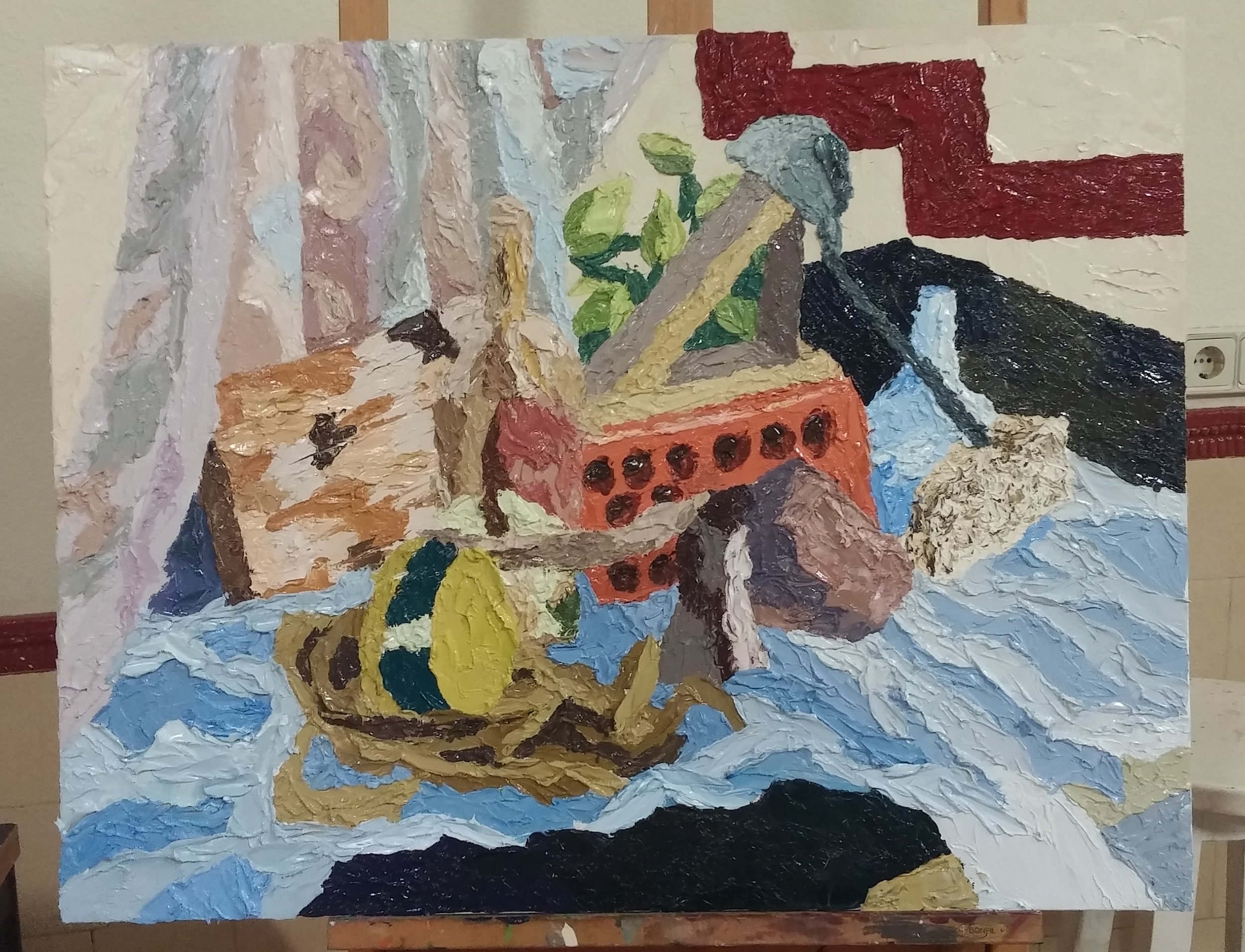 Still Life, 24"x20"
Oil
Madrid, 2015