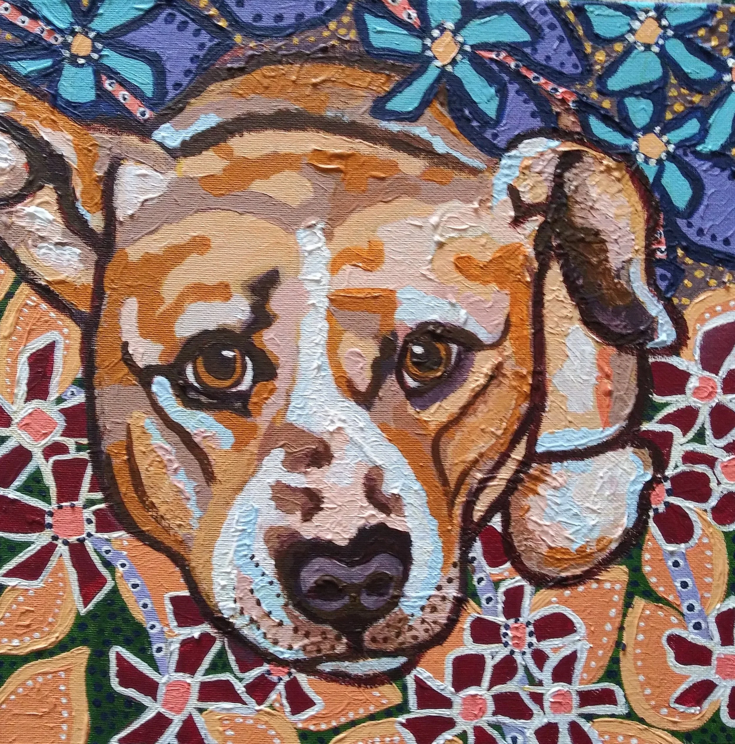 Pet Commission, 10"x10"
Acrylic
Copper Mountain, Colorado, 2021