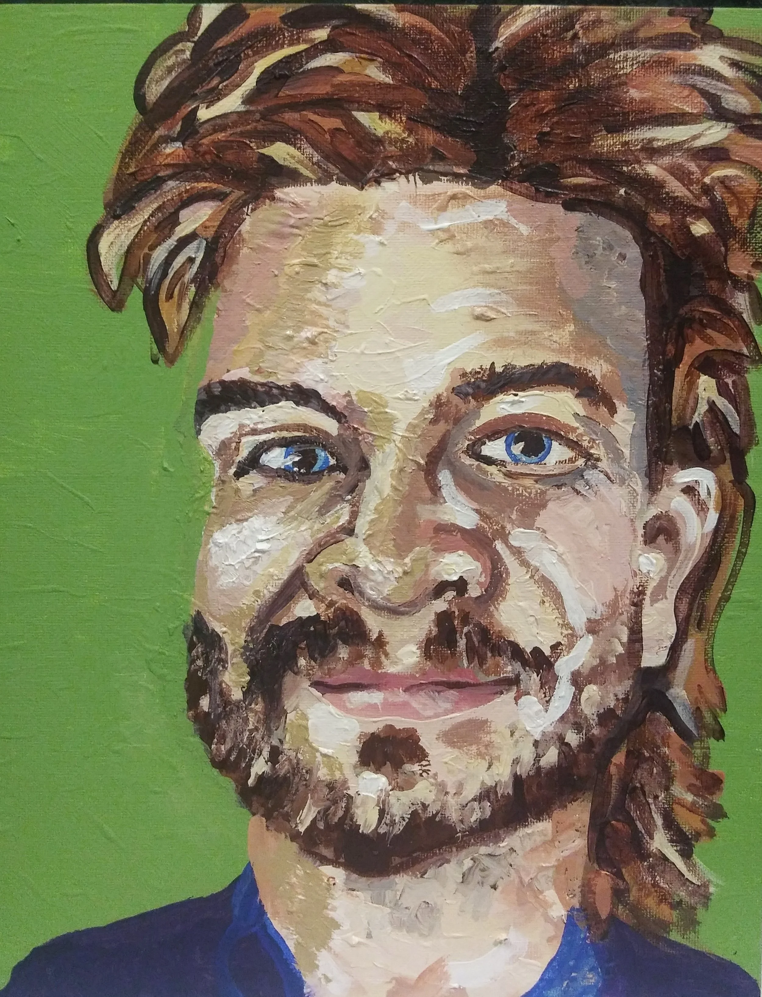 John + Fresh Cut, 12"x8"
Acrylic
Quarantined Projects, October, 2020