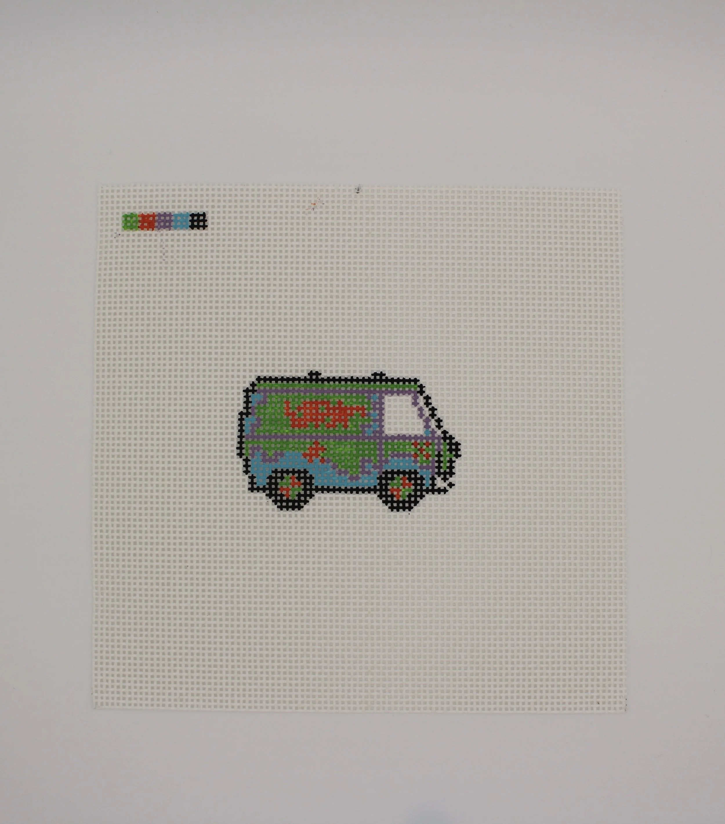 Scooby Doo Mystery Van Needlepoint Canvas