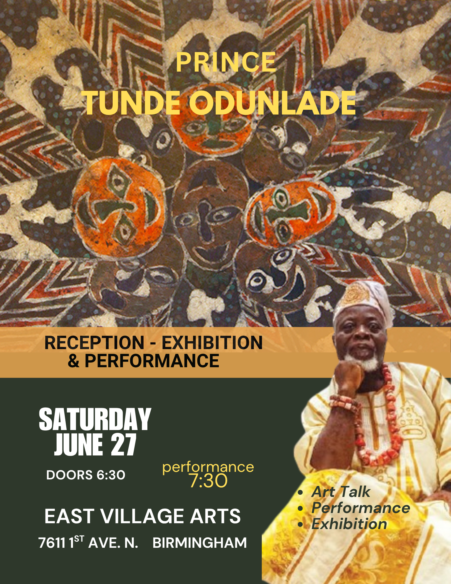 Prince Tunde Exhibition and Performance