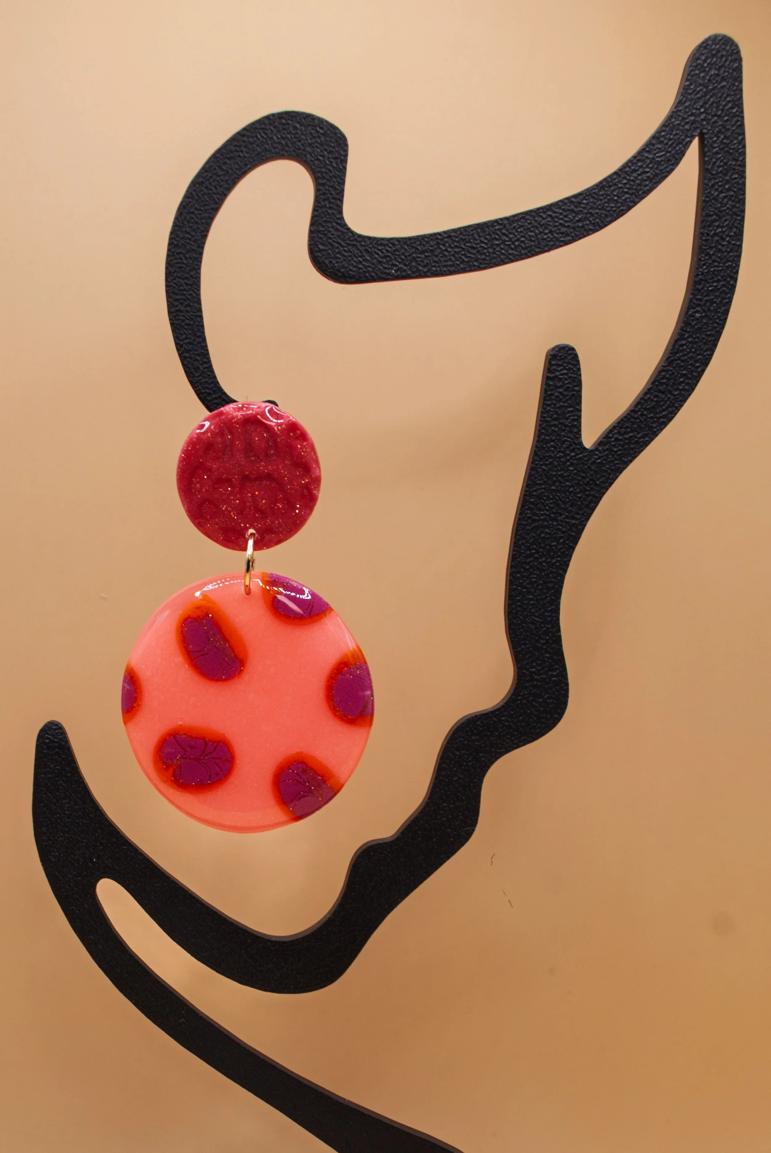Boucles Kate V3 - Collection Pamplemousse x Fuchsia