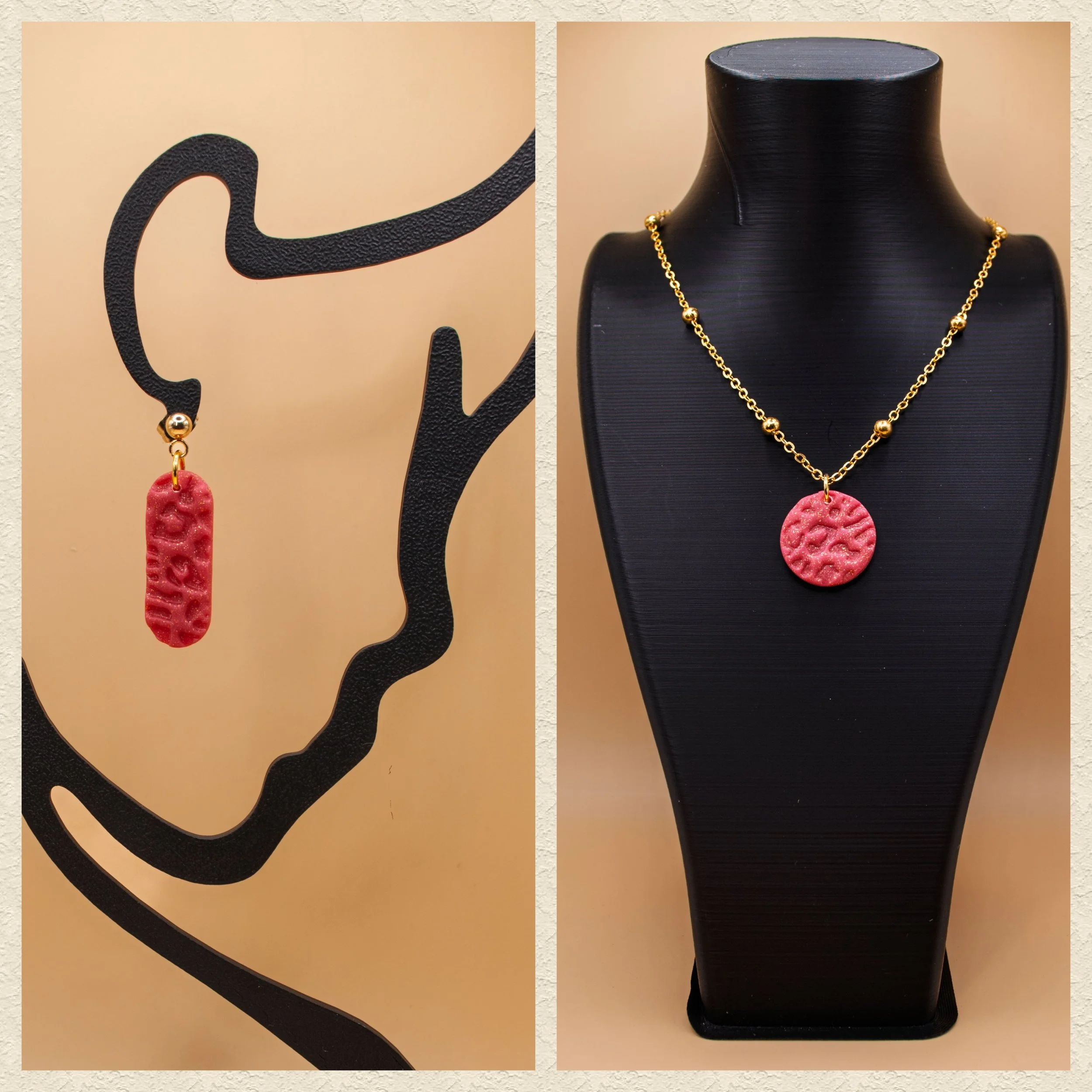 Parure Iris - Collection Pamplemousse x Fuchsia