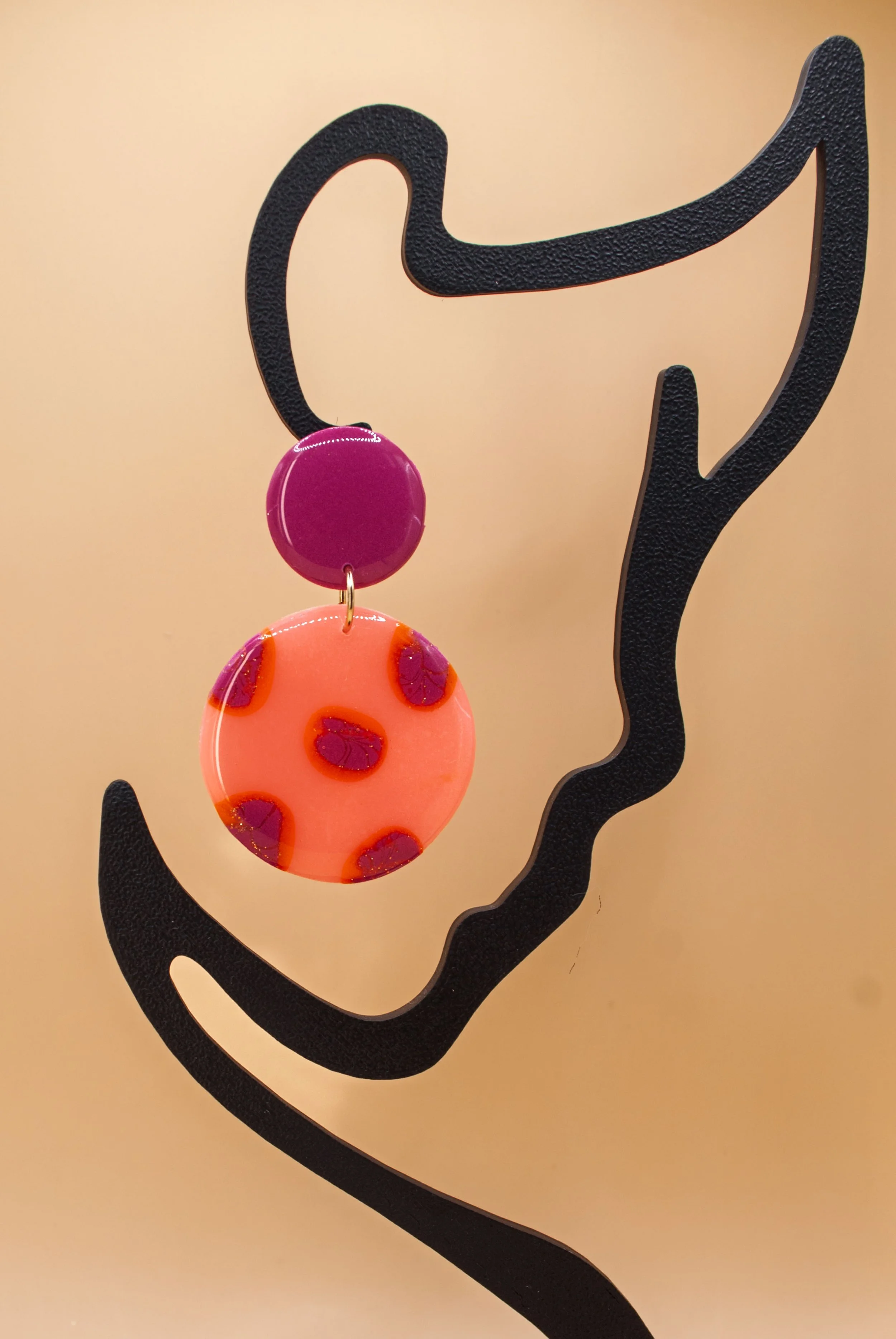 Boucles Kate V2 - Collection Pamplemousse x Fuchsia