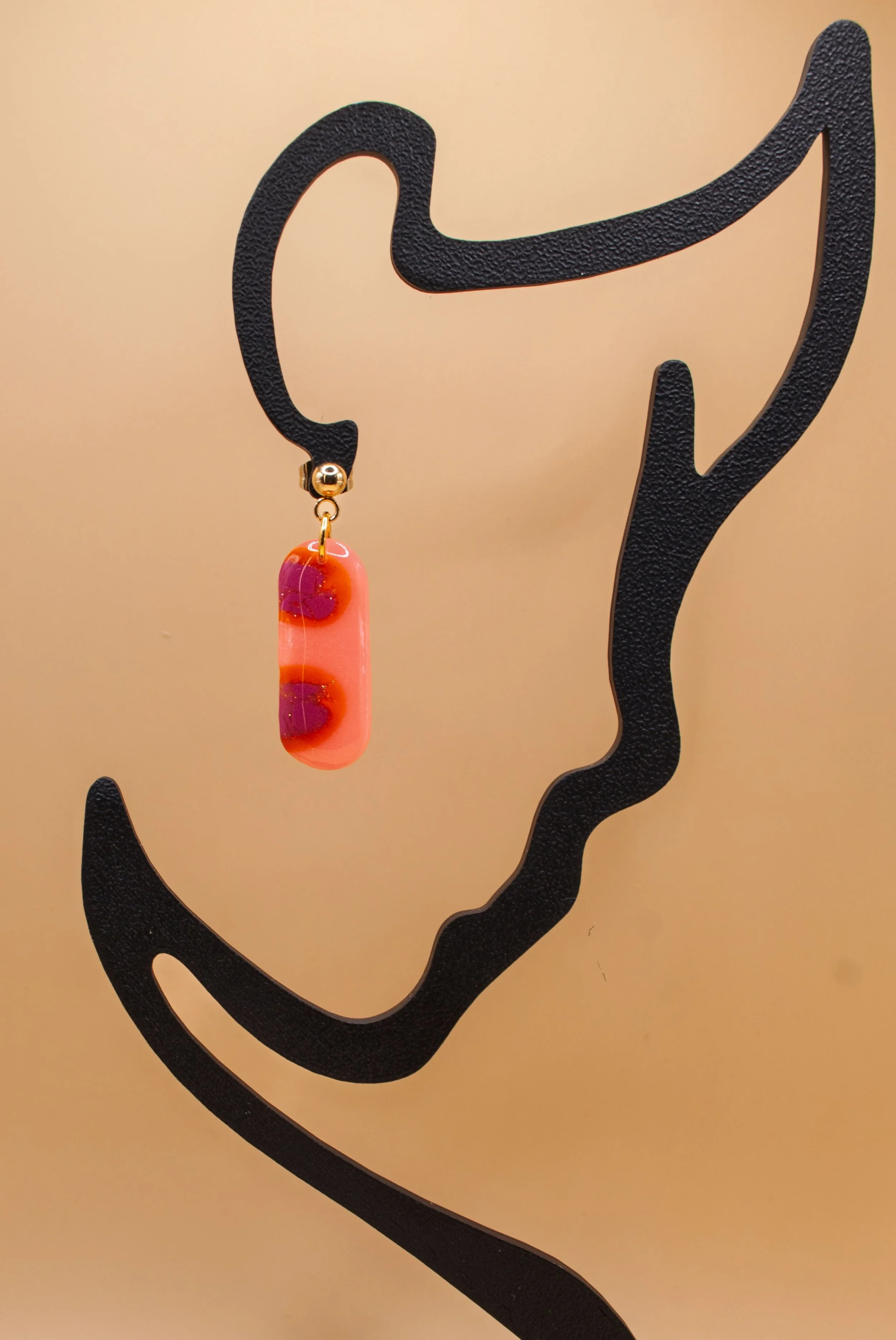 Boucles Iris V2 - Collection Pamplemousse x Fuchsia