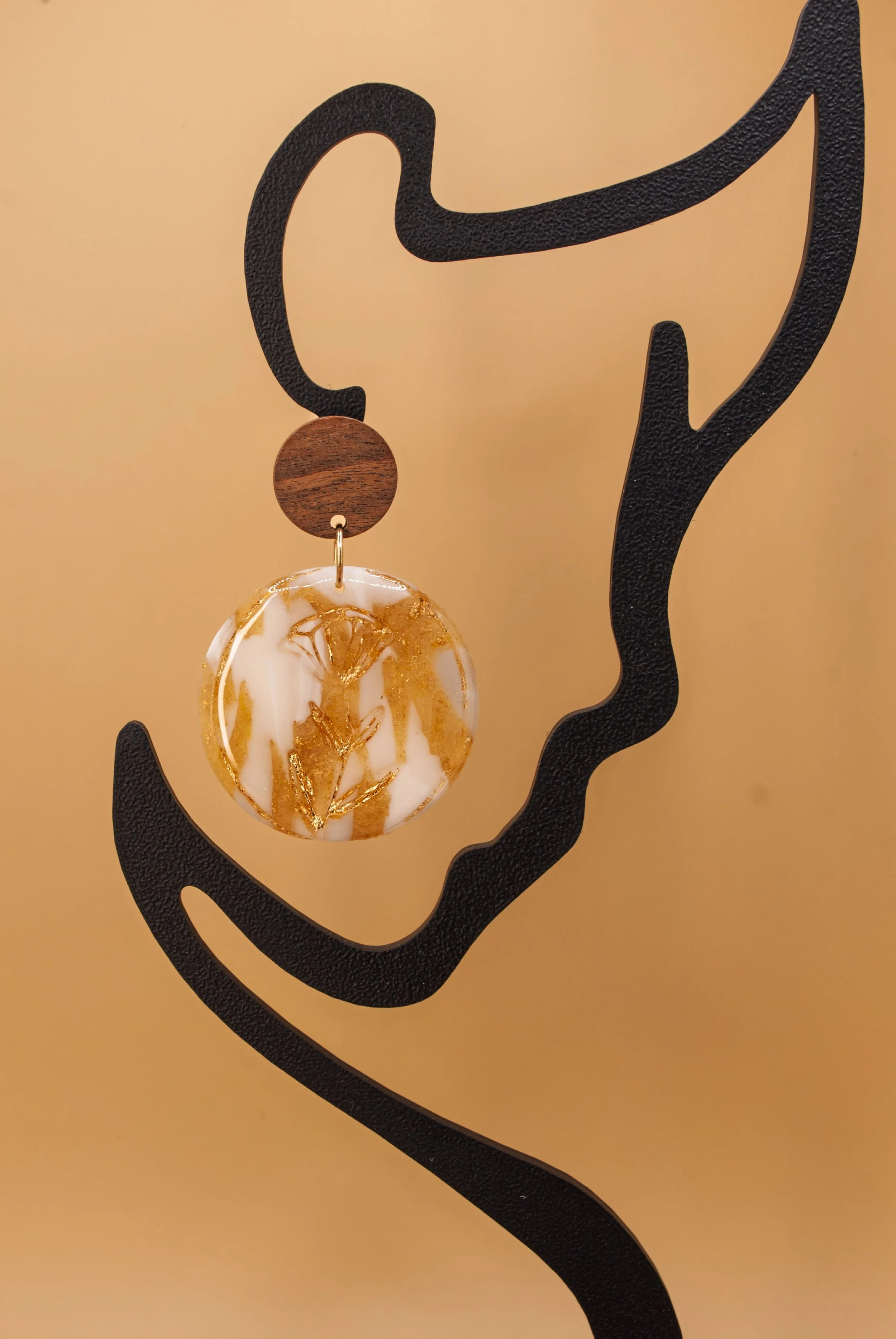 Boucles Flora V2 - Collection pépites d'or
