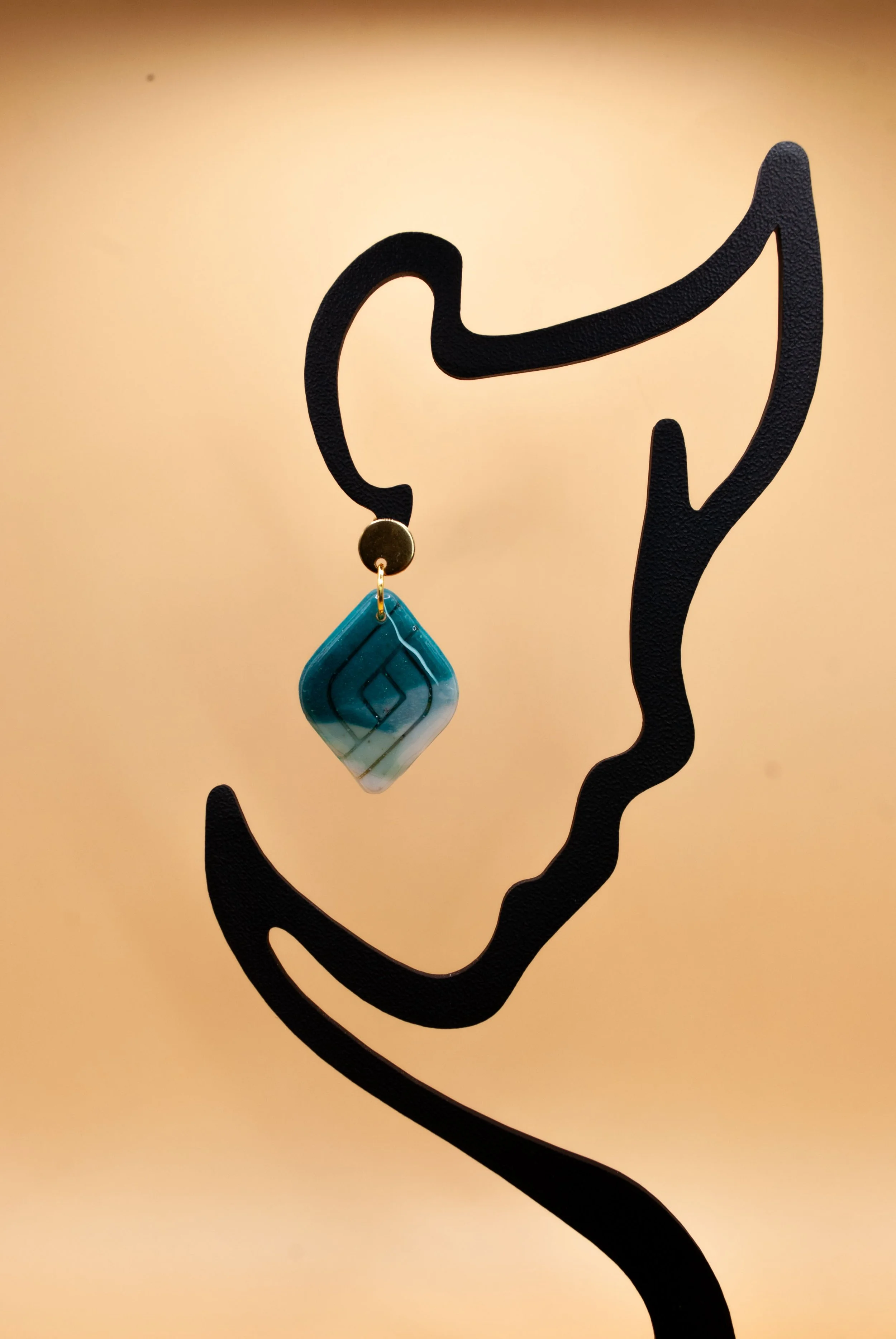 Boucles Elise - collection peacock 70's