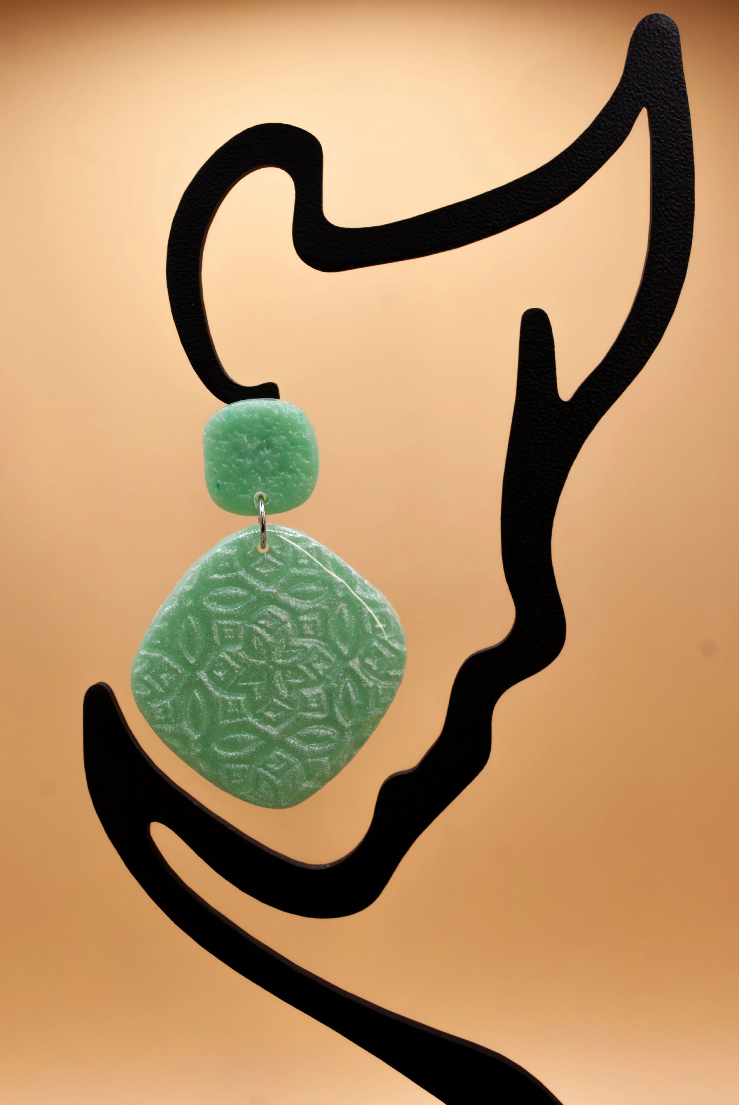 Boucle Jade - collection balade au jardin d'hiver