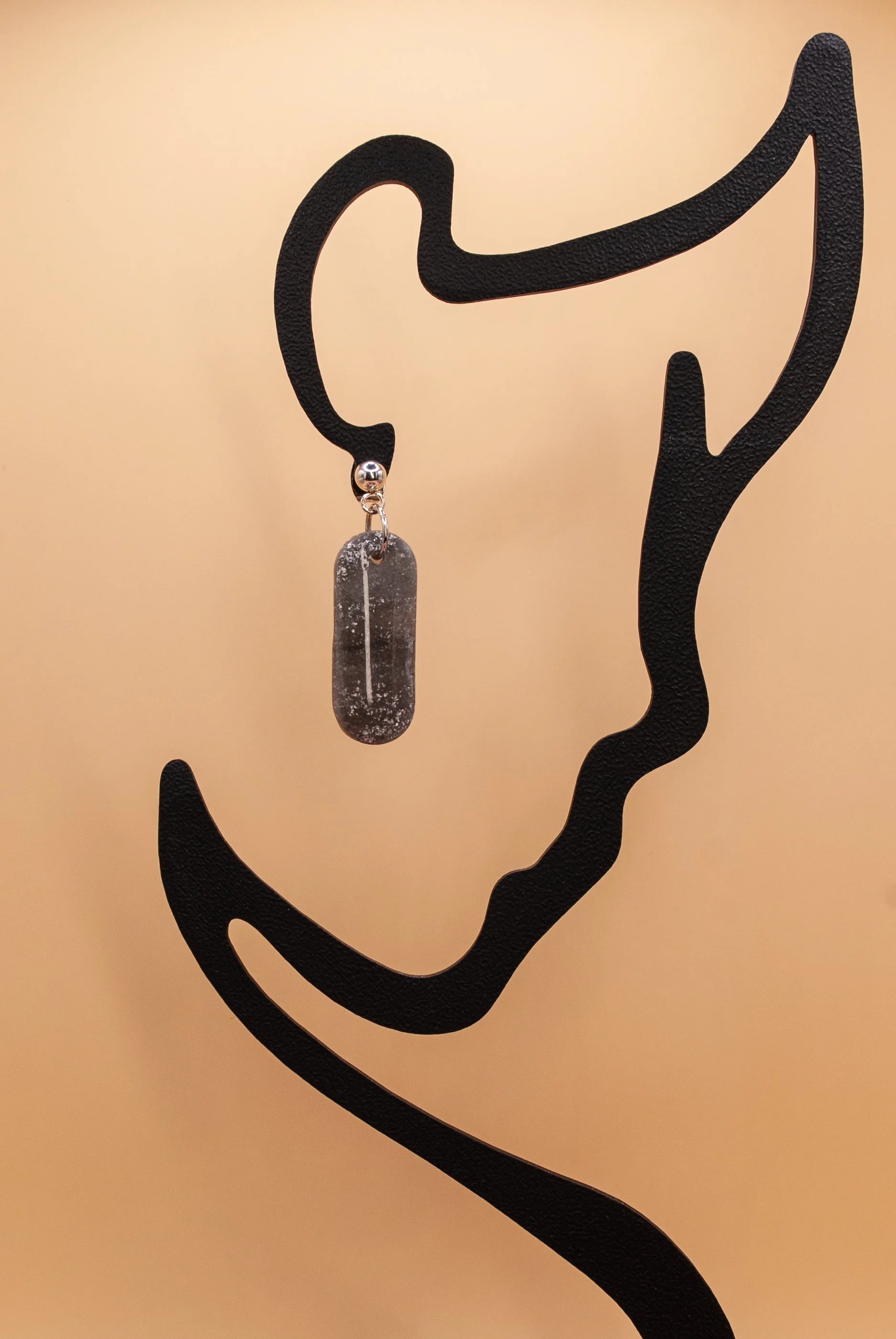 Boucles Iris version 2 - collection gris de lune