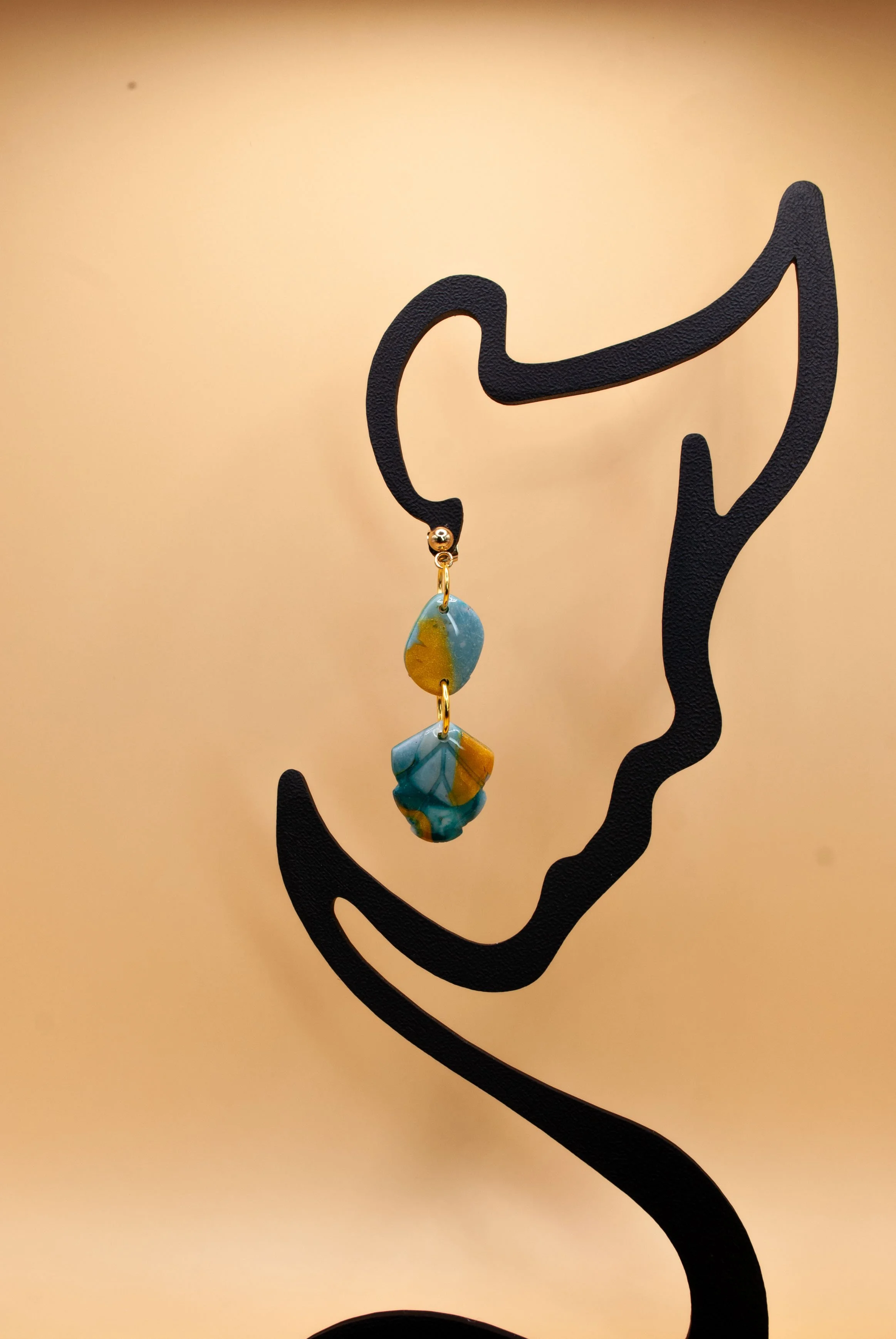 Boucles Ava - collection peacock 70's