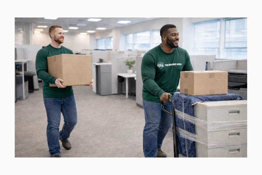 Packing and moving supplies icon representing professional moving preparation.