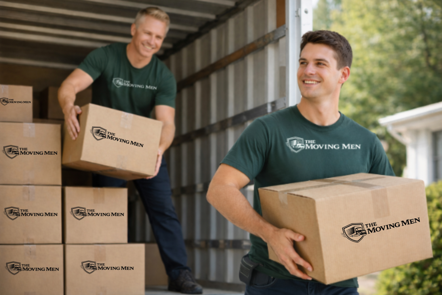 Professional movers from The Moving Men handling a residential move in Metro Detroit, Michigan