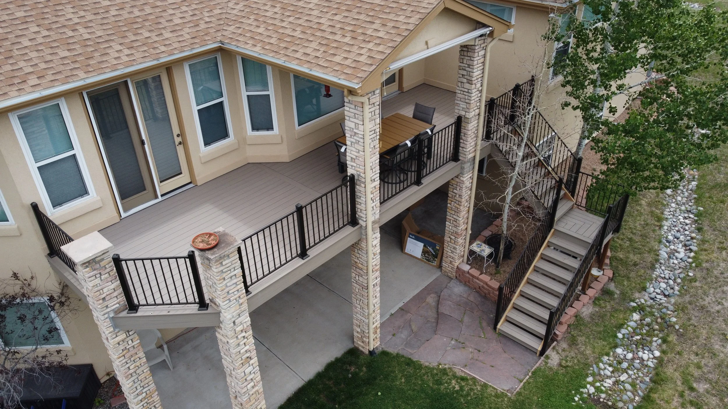 Re-Deck Castle Rock Colorado  Outdoor living space. Deck Builder Specialist in Douglass County Colorado, Castle Rock, Larkspur, Palmer Lake, Parker, Hylands Ranch, Littleton, Evergreen, Franktown Colorado 80104