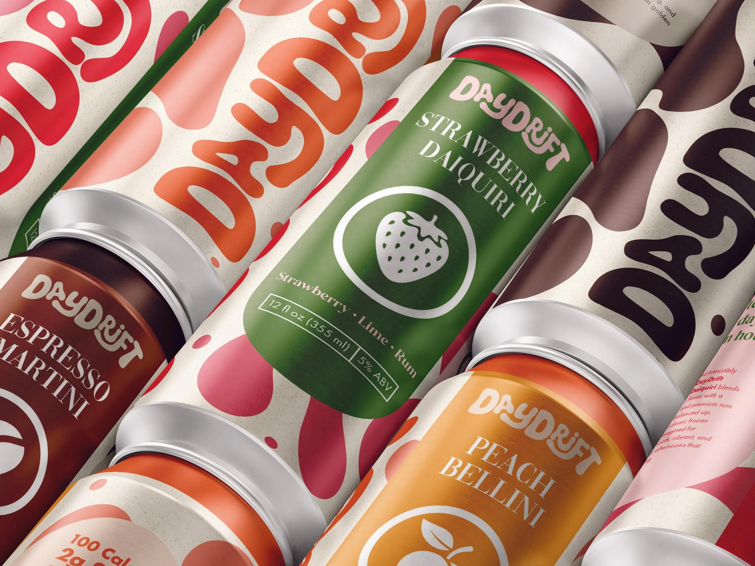 DayDrift Cocktails Packaging Design