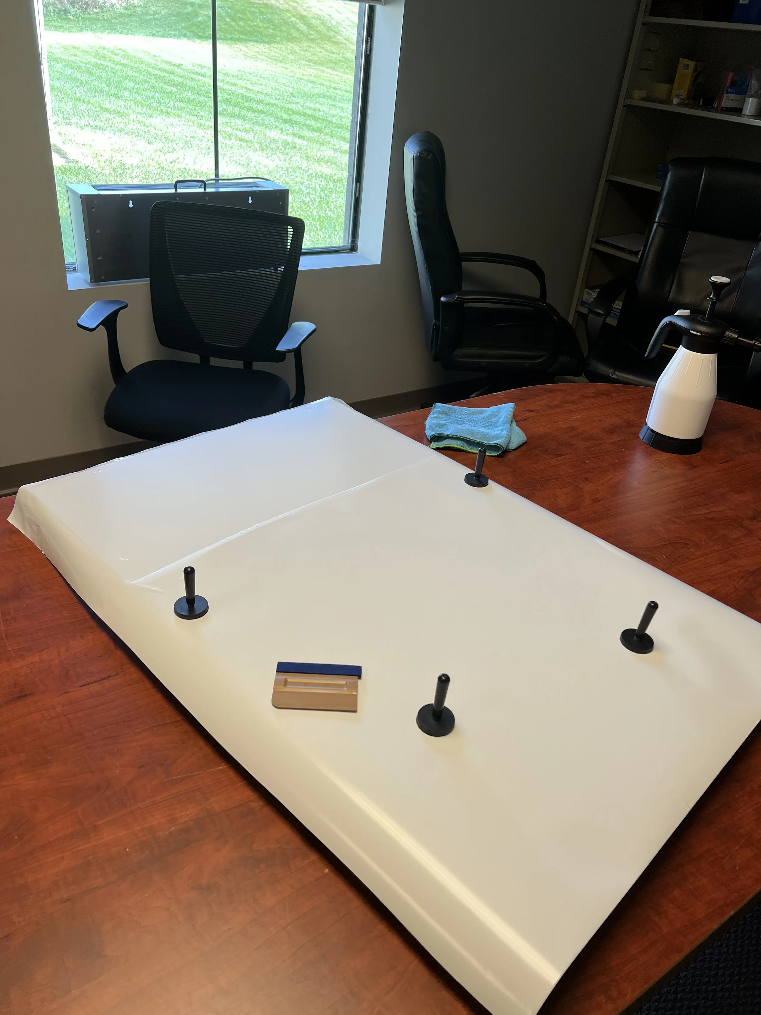 Vinyl wrap process