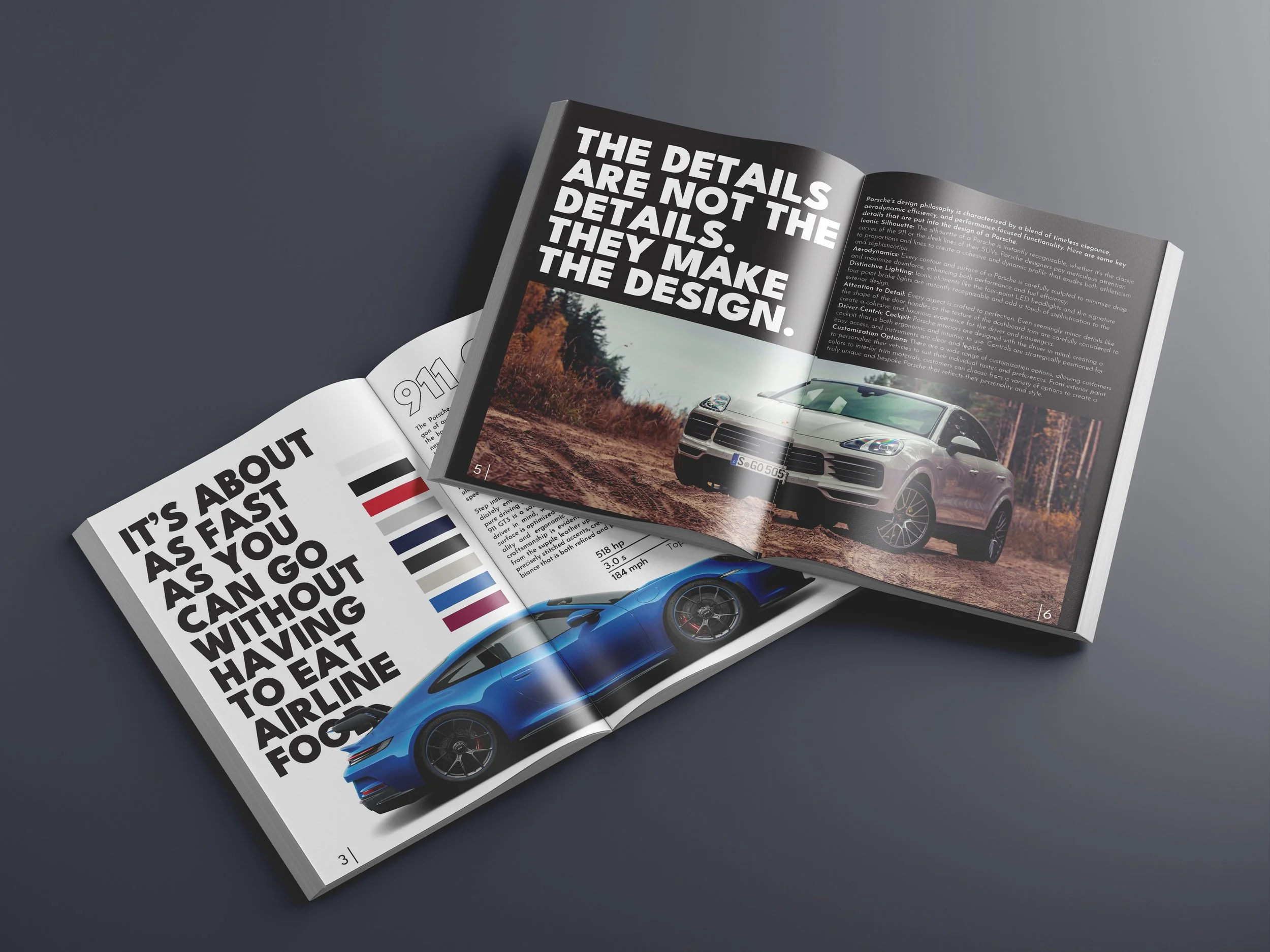 Porsche Editorial Booklet