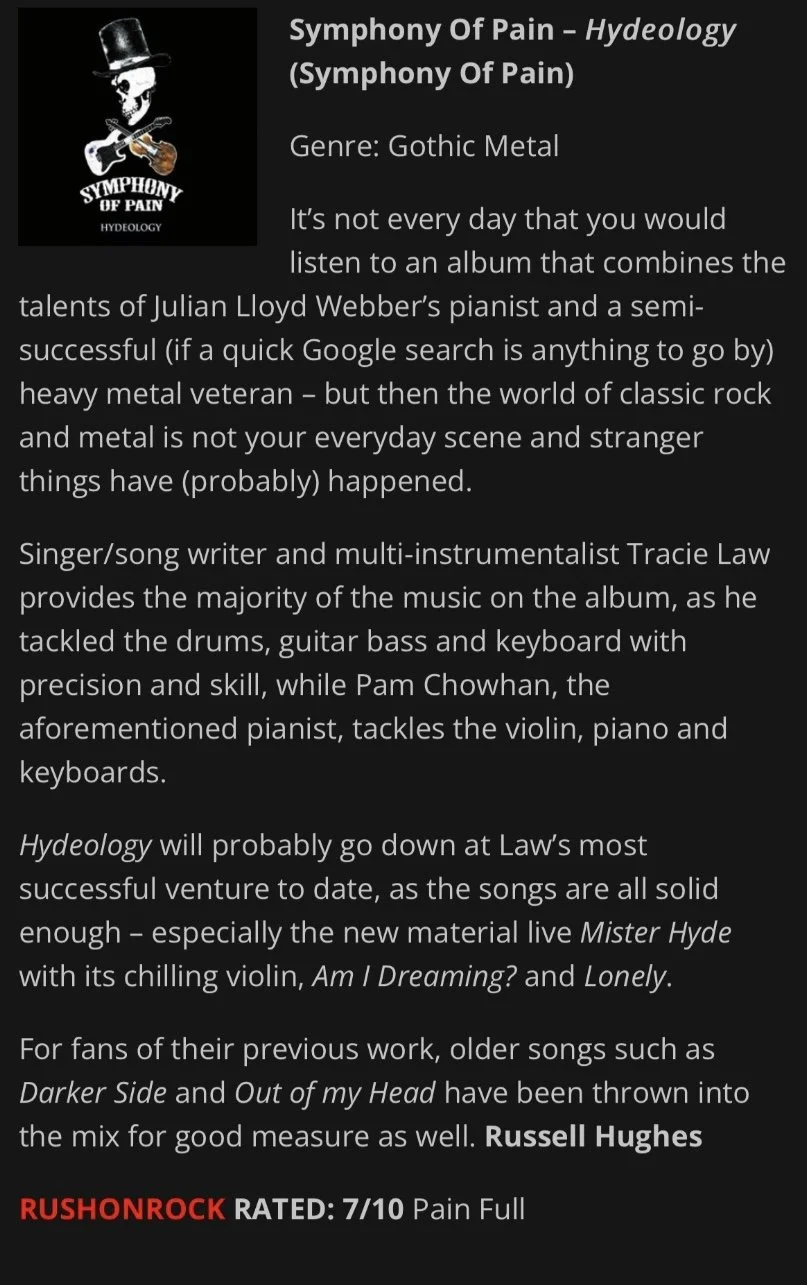 Rush on Rock Hydeology review 2013