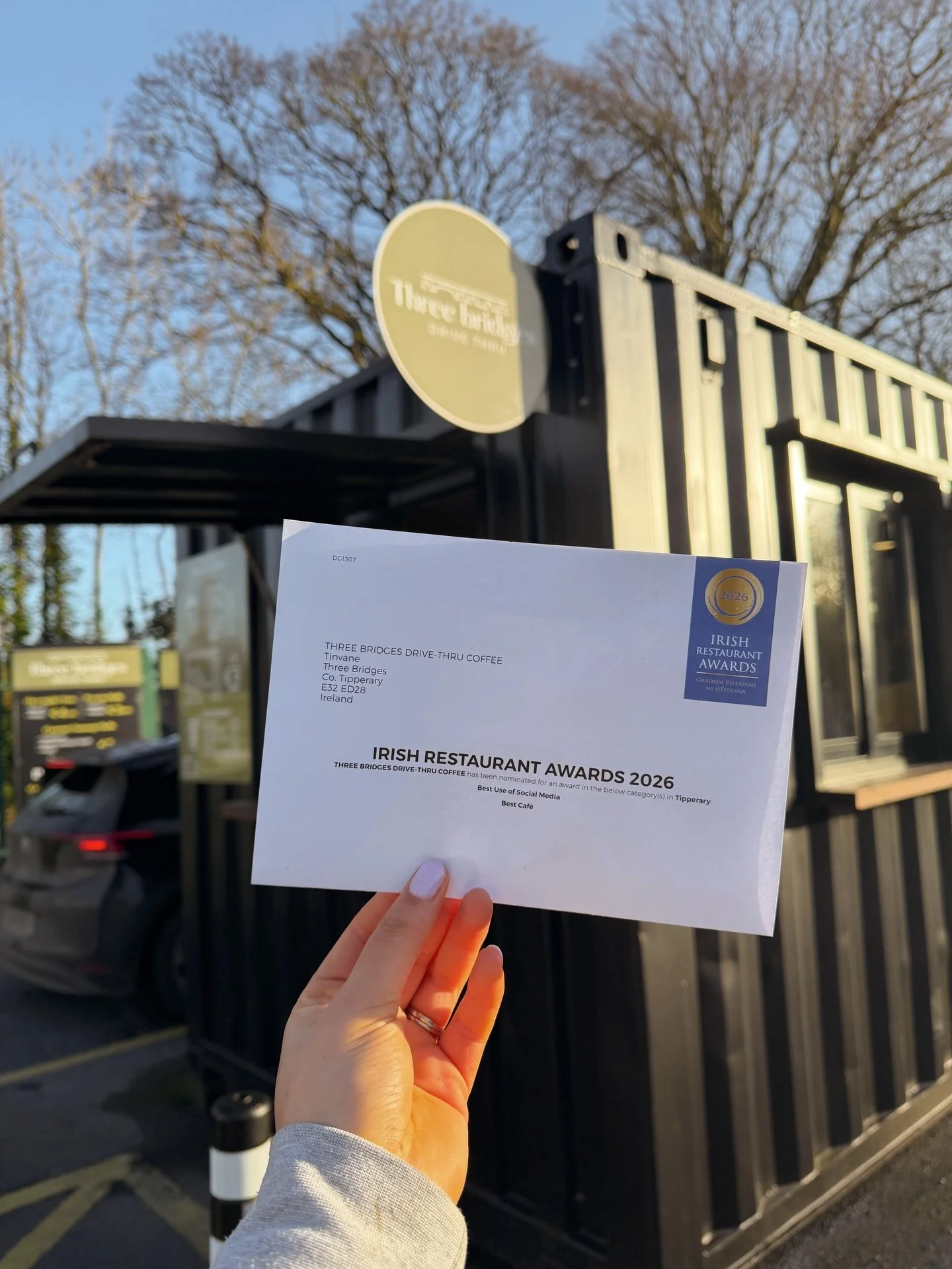 Sure we&rsquo;re absolutely buzzing (and it&rsquo;s just not the caffeine this time) Nominated in two categories at the Irish Restaurant Awards 2026 💙 thank you 🙏🏽