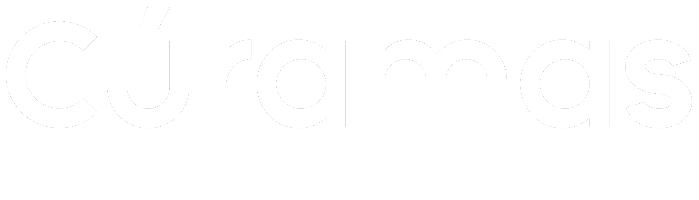 Cúramas Residential Services logo in white text with a black background.