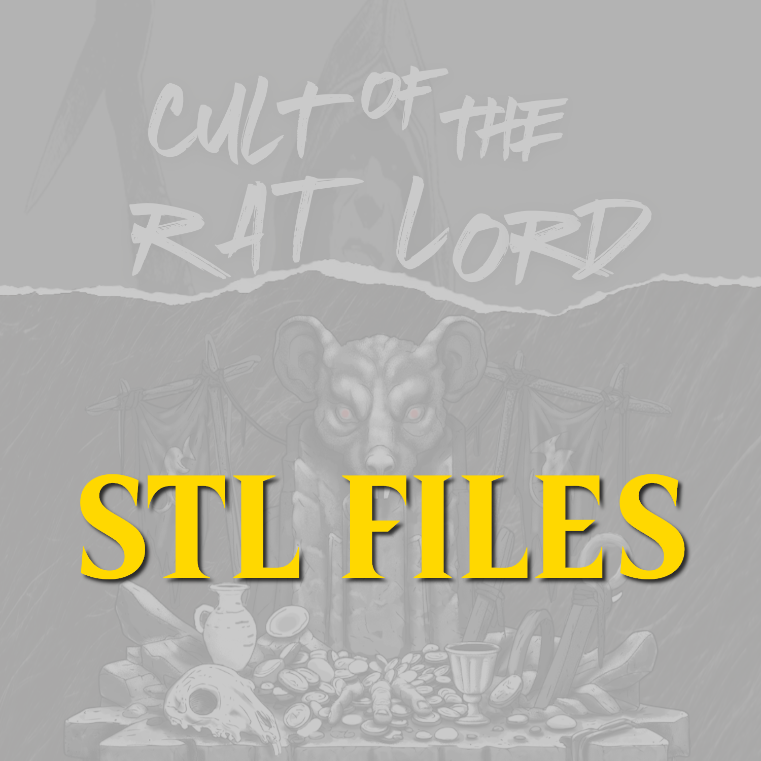 Cult of the Rat Lord Miniature Collection - STL Pre-Order