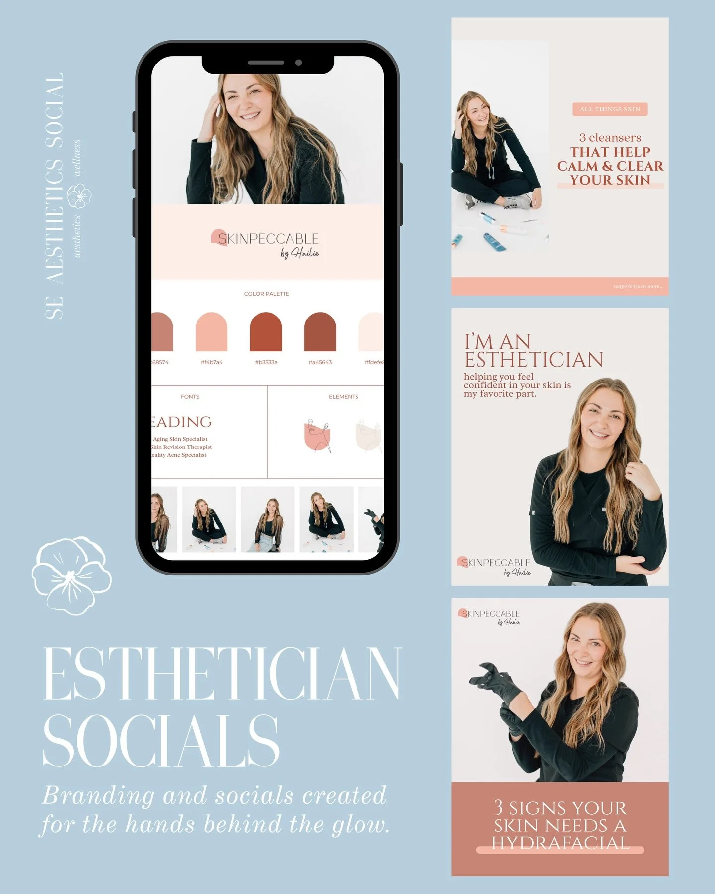 One of my favorite parts of my work is getting to know how estheticians work &mdash; the routines you swear by, the details you care about, the little things that make your treatment room feel like home. 🫧

Working with @skinpeccable.by.hailie meant