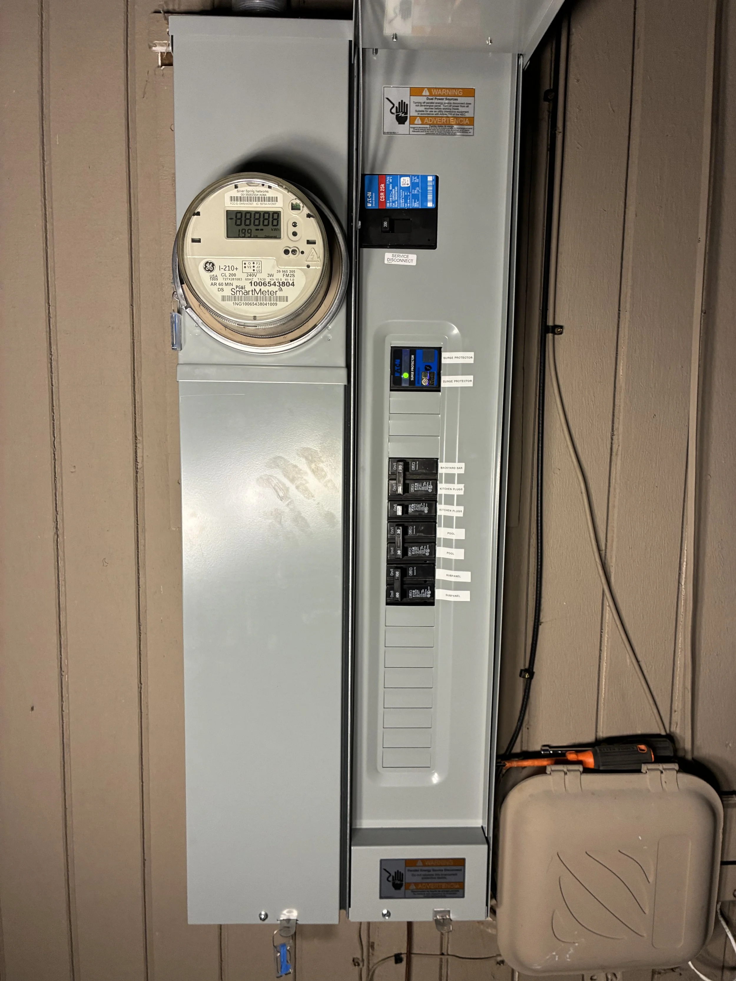 Collins Electric expert completing precise panel work in Healdsburg, CA. Panel Upgrades Near Me.