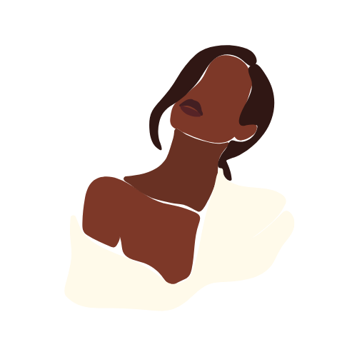 Abstract illustration of a woman exploring change, symbolizing small, low-pressure life experiments for personal growth