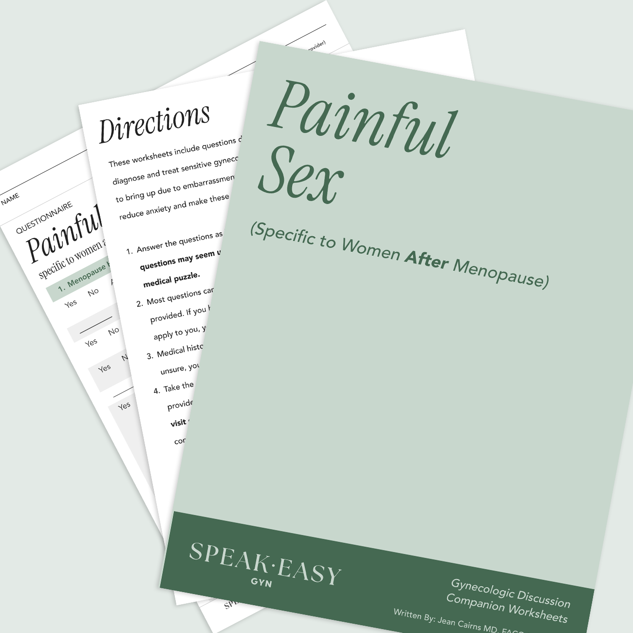 Painful sex (specific to women after menopause)