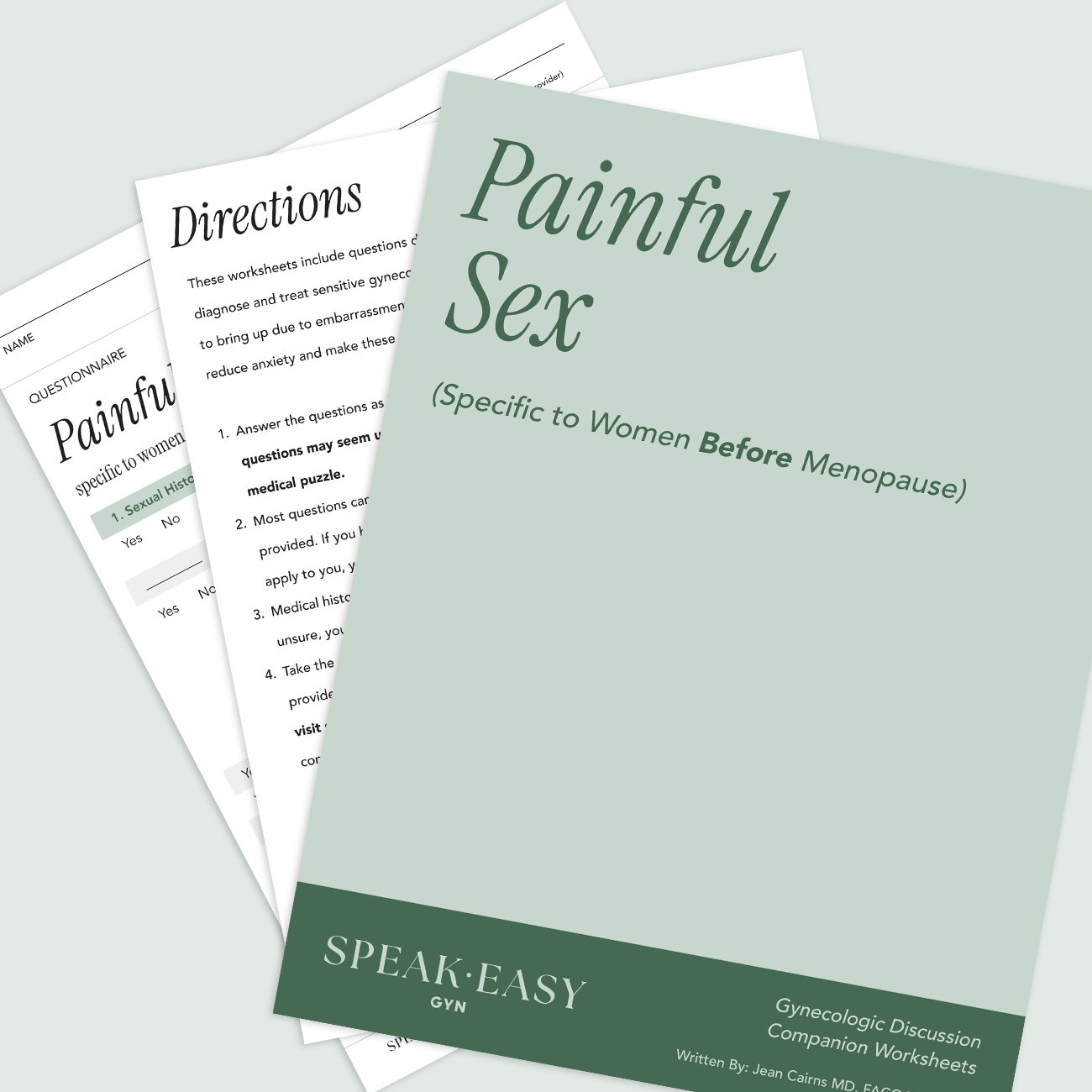 Painful Sex (specific to women before menopause)