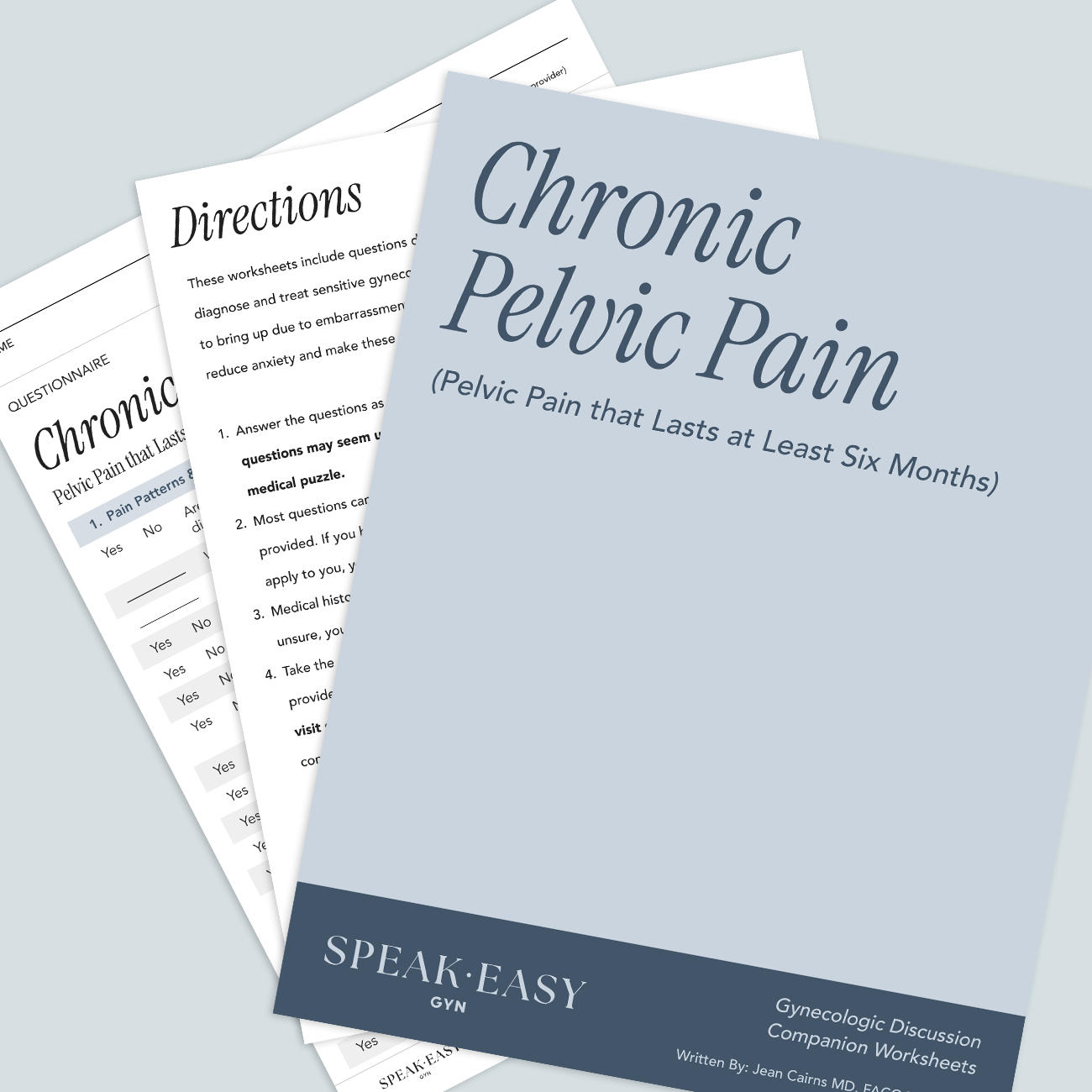 Chronic Pelvic Pain (pelvic pain lasting more than 6 months)